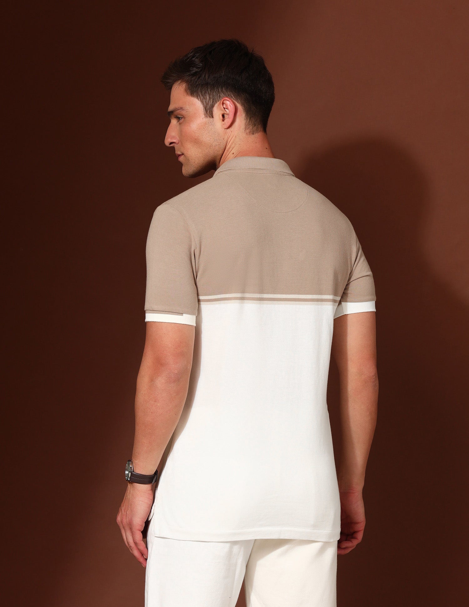 Pure Cotton Working Holiday Polo Shirt Beige - U.S. Polo Assn. India | Large