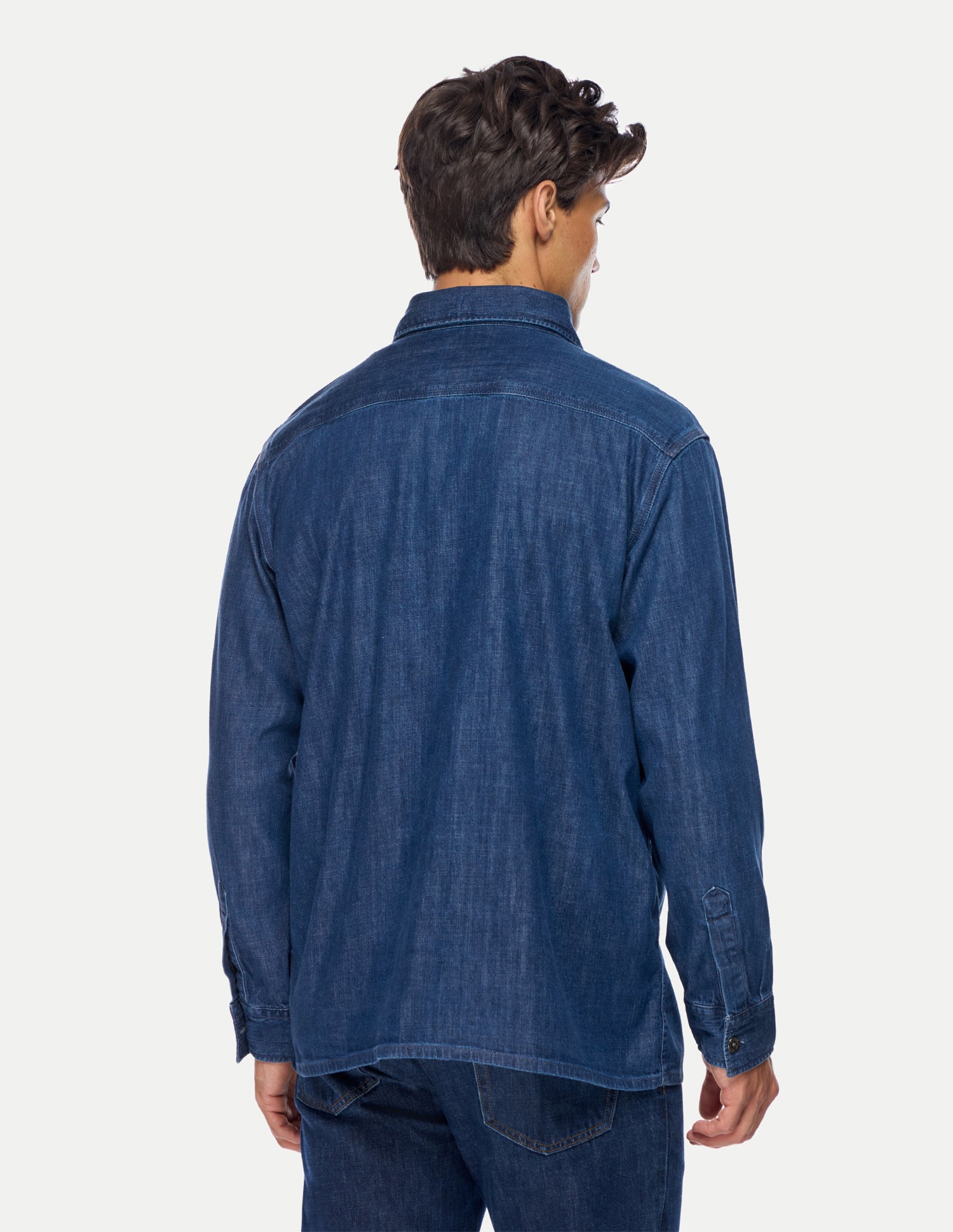 Solid Regular Fit Denim Jacket Indigo - U.S. Polo Assn. India | Large