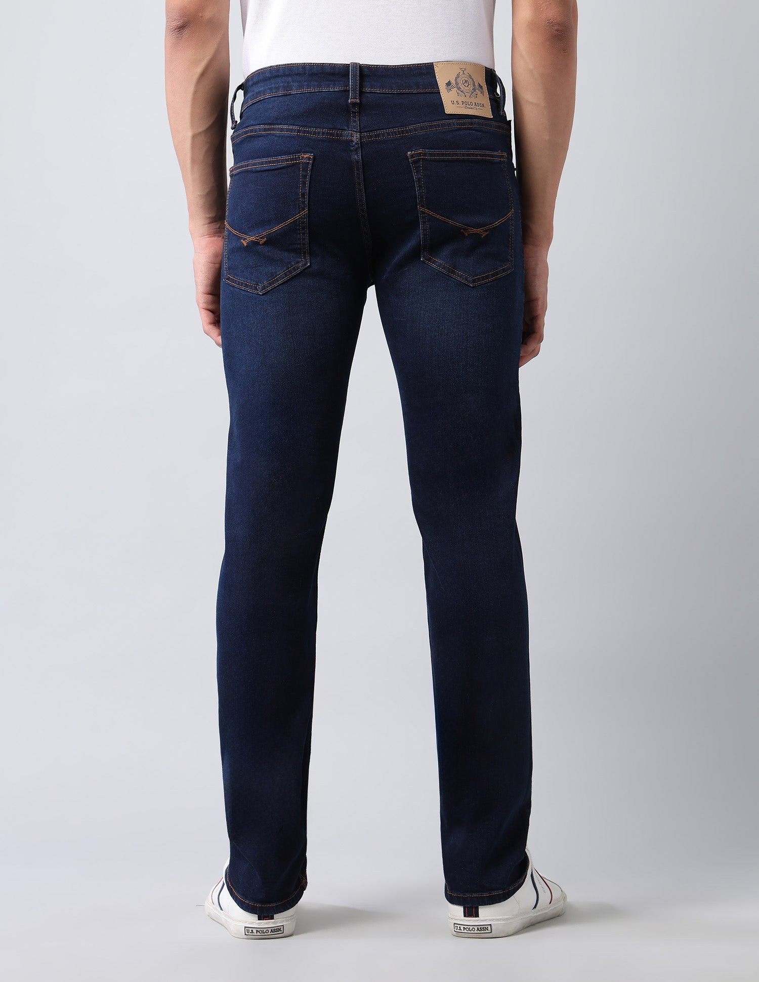 Regallo Skinny Fit Blue Jeans Blue - U.S. Polo Assn. India | Large