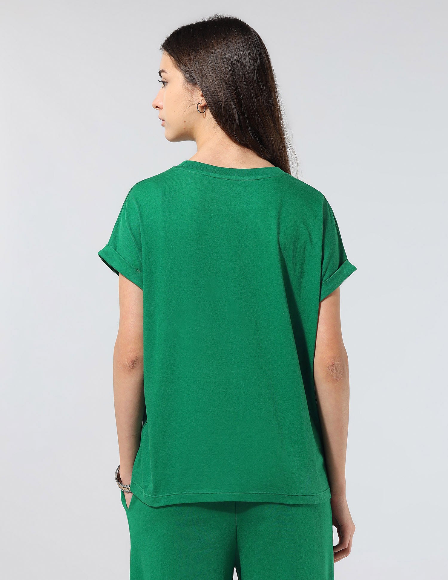 Regular Fit Solid Lounge T-Shirt Bright Green - U.S. POLO ASSN. | Large