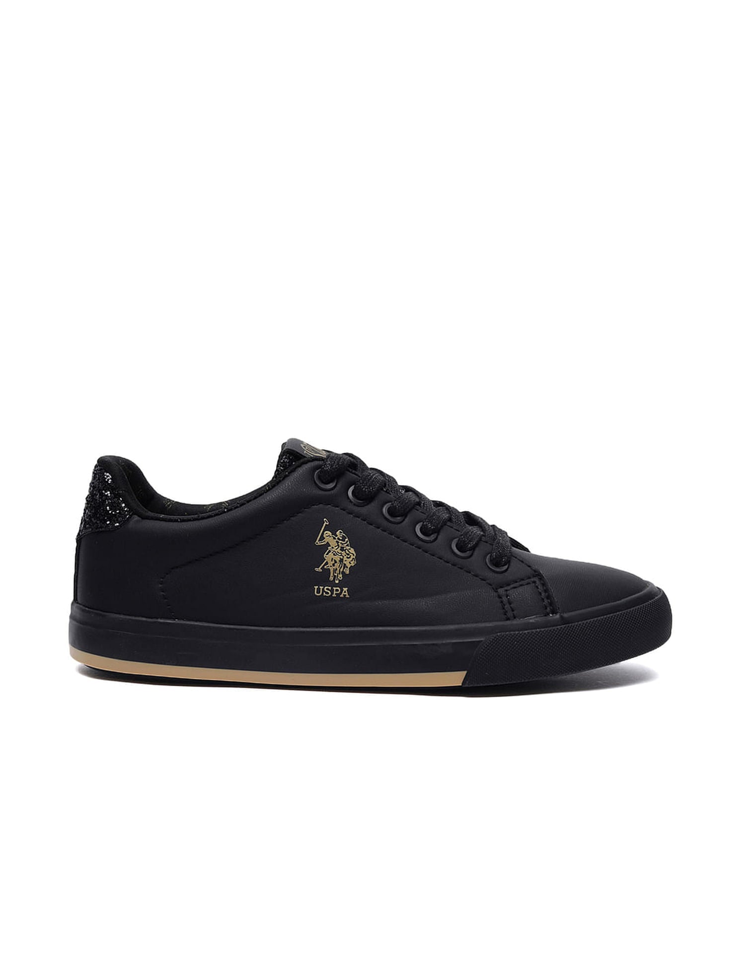 Women Solid Logo Beverly 2.0 Sneakers Black - U.S. POLO ASSN. | Large