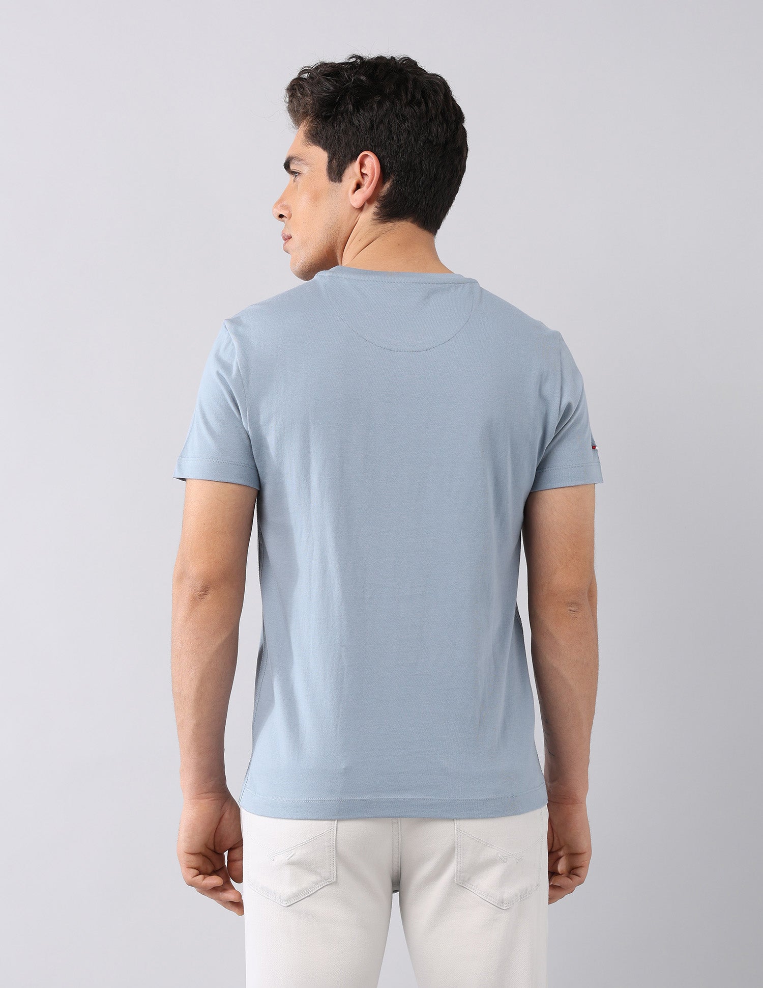 Brand Printed Summer In Med T-Shirt Blue - U.S. Polo Assn. India | Large