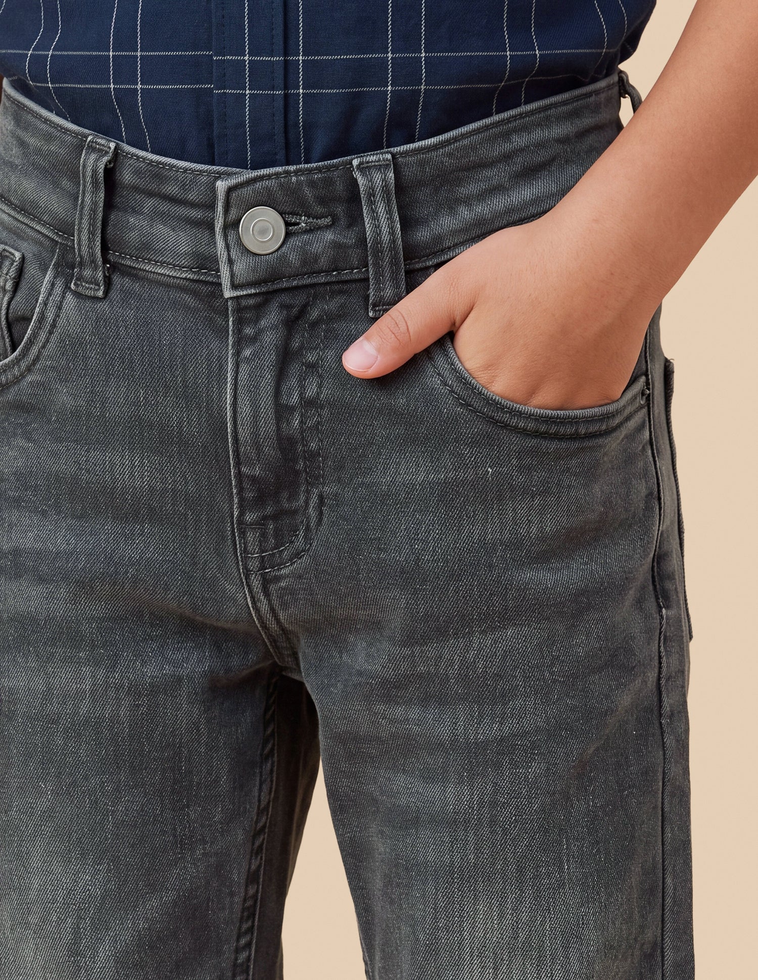 Harold Relaxed Fit Grey Jeans Grey - U.S. Polo Assn. India | Large