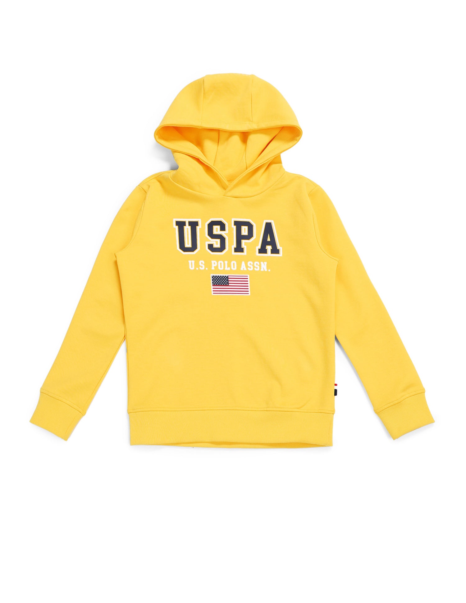 Boys Brand Printed Regular Fit Sweatshirt Yellow - U.S. POLO ASSN. | Large