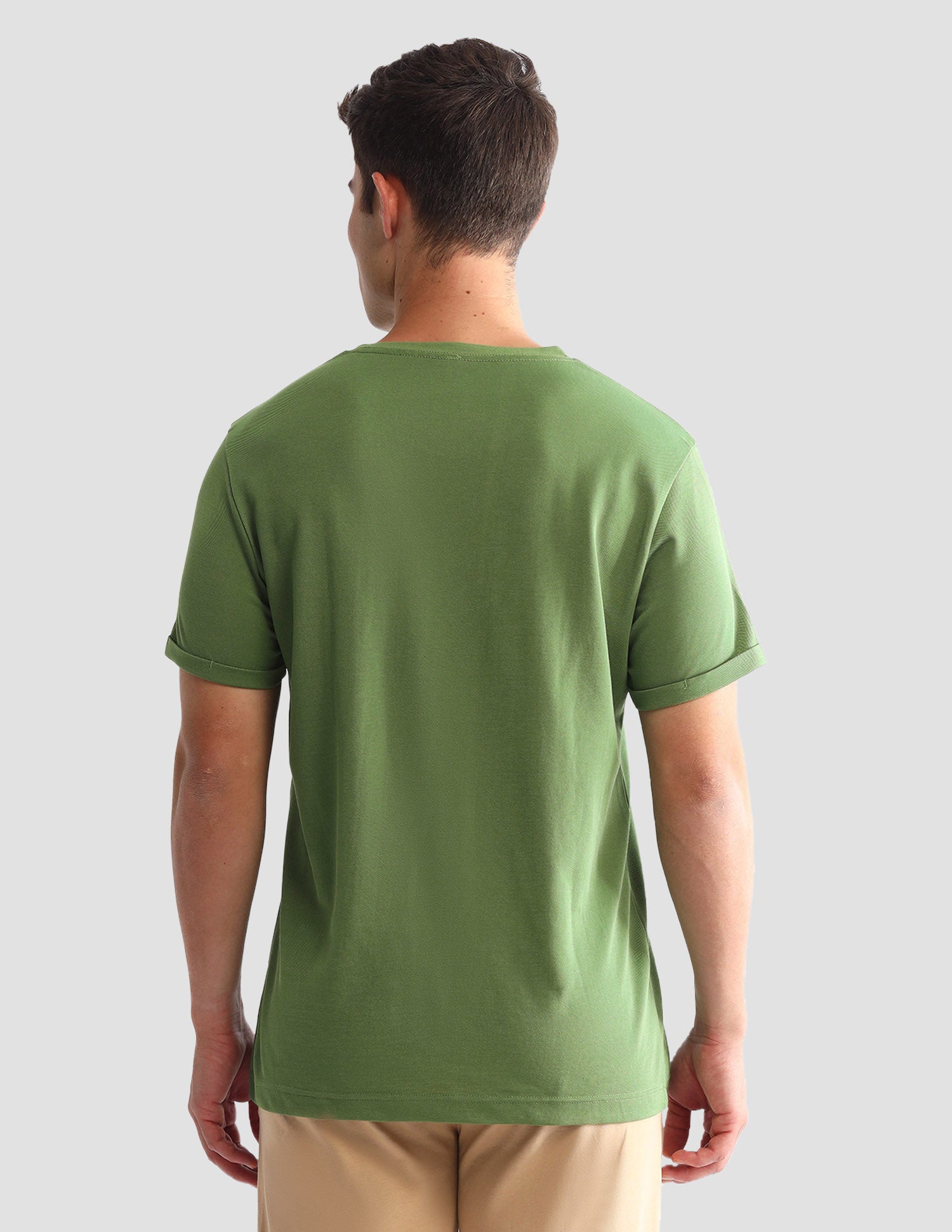 Solid Comfort Fit  Loungewear T-Shirt Raw Umber - U.S. POLO ASSN. | Large