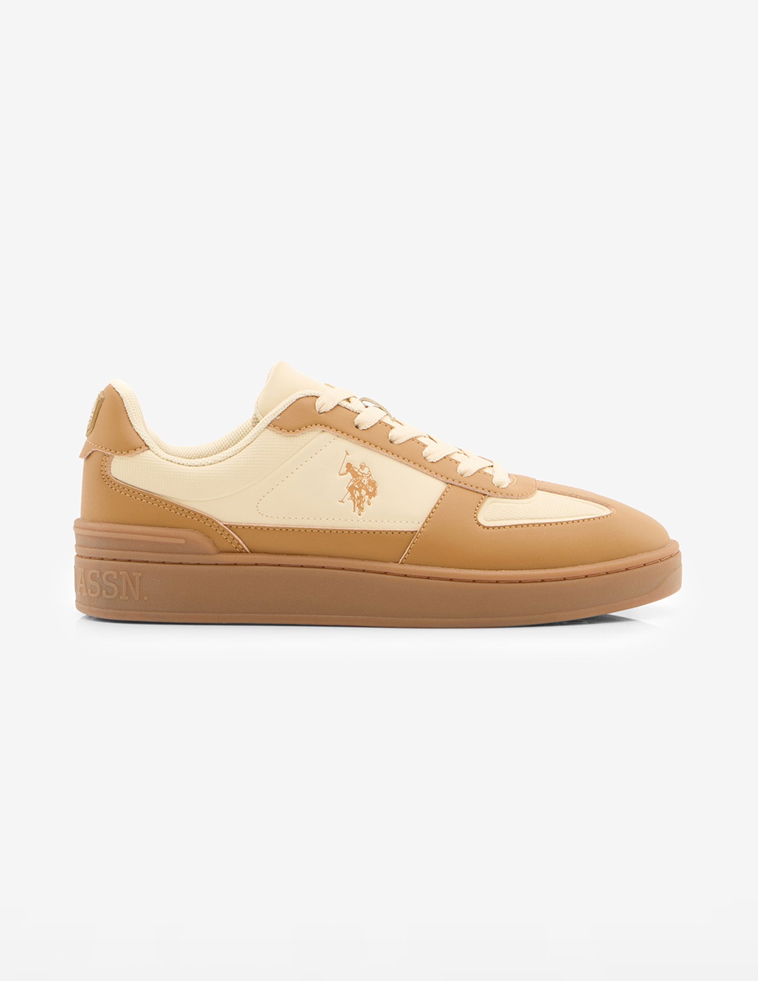 Colour Blocked Trophy Sneakers Tan - U.S. Polo Assn. India | Large