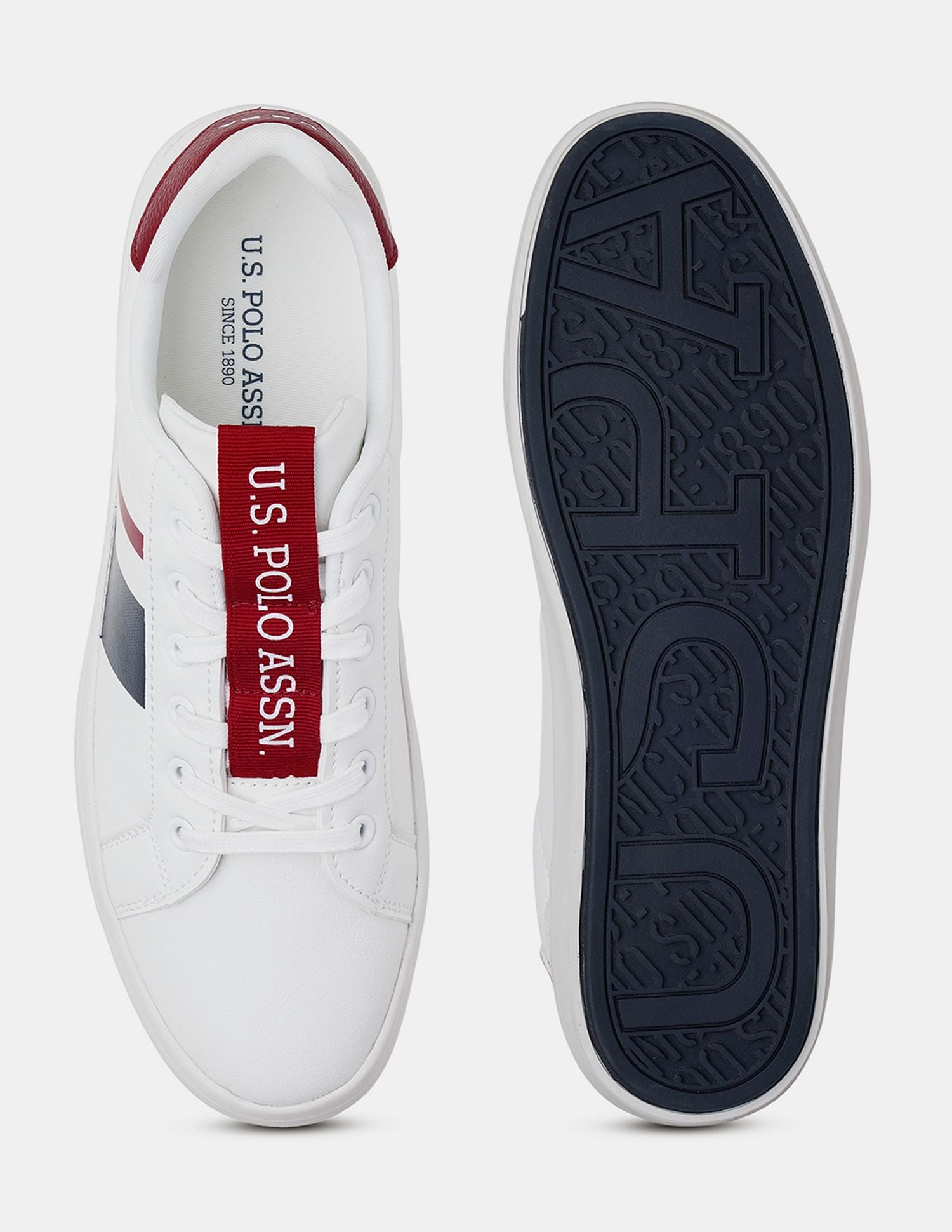 Men Santos 3.0 Colour Blocked Sneakers Off White - U.S. POLO ASSN. | Large