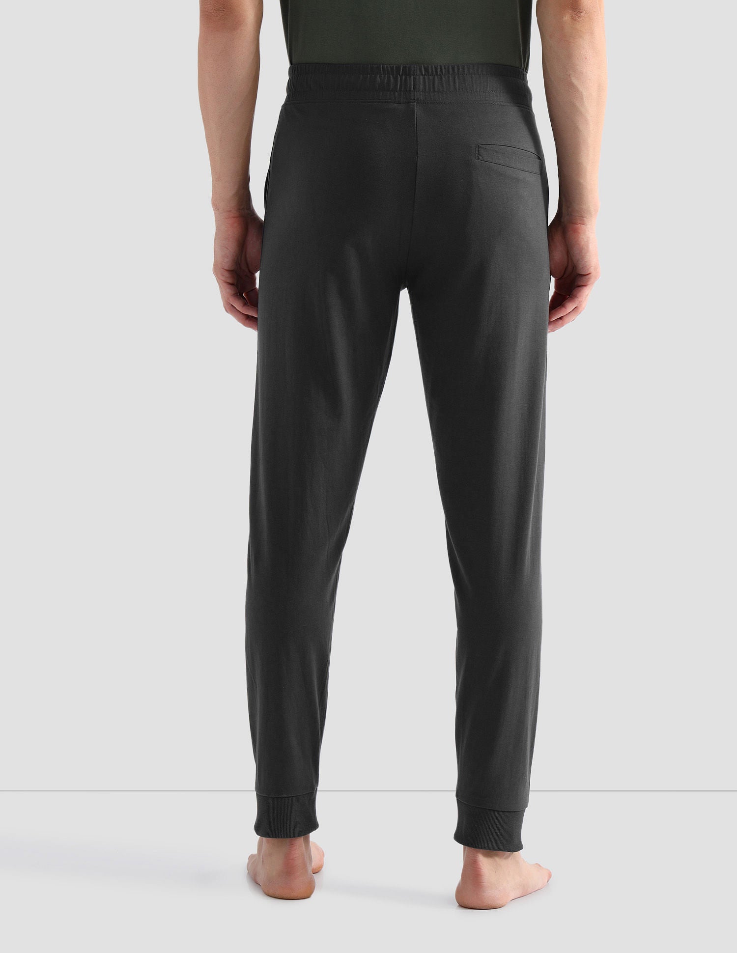 Solid Comfort Fit OJ006 Lounge Joggers - Pack Of 1 Medium Grey - U.S. POLO ASSN. | Large