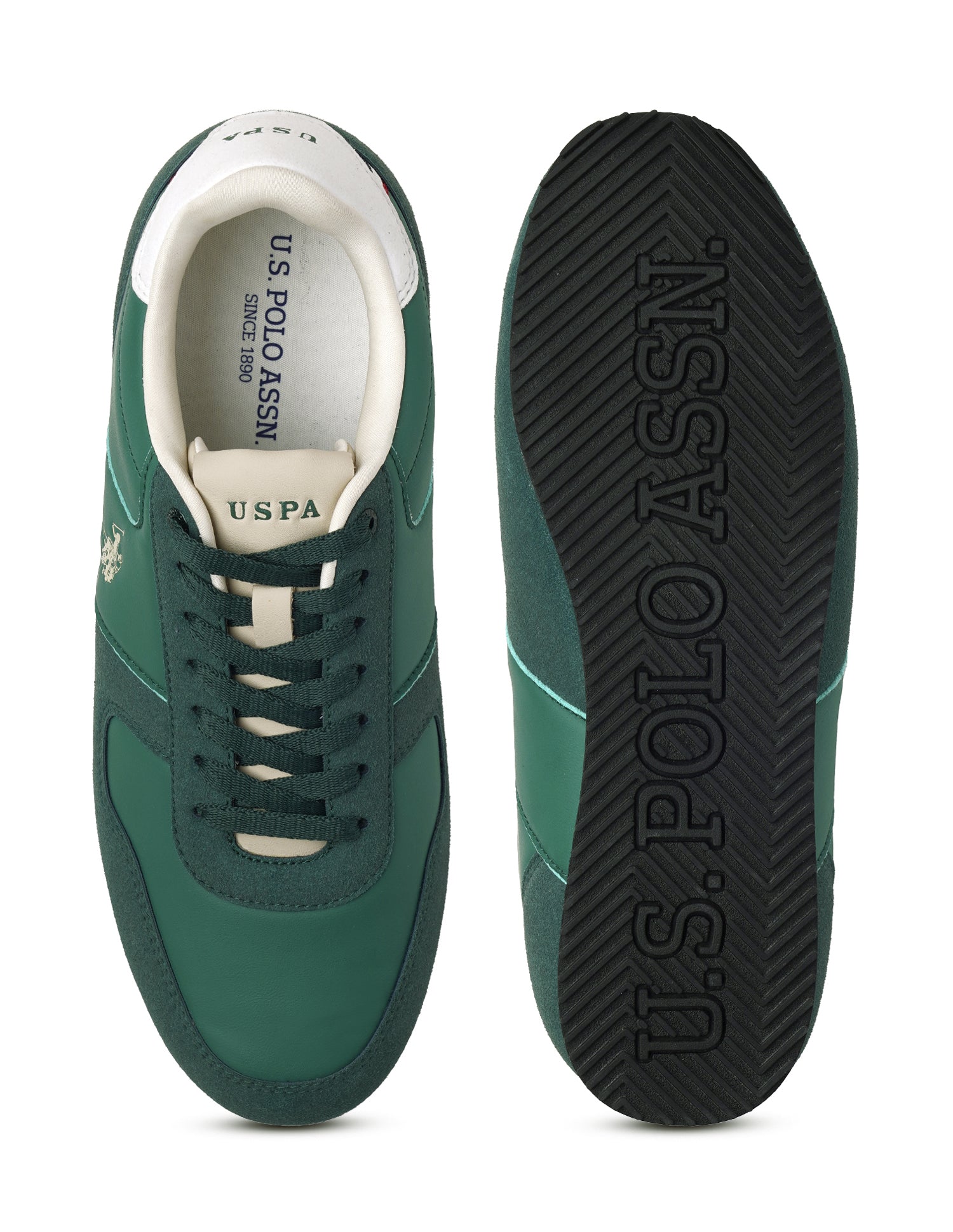 Men Sorrento 4.0 Retro Sneaker Dark Green - U.S. Polo Assn. India | Large