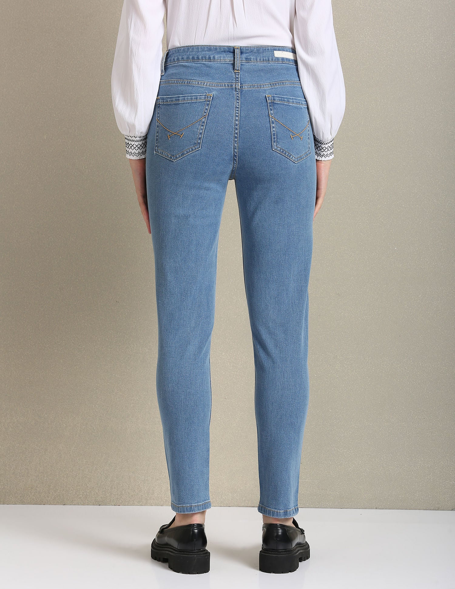 Slim Fit Blue Jeans Blue - U.S. POLO ASSN. | Large