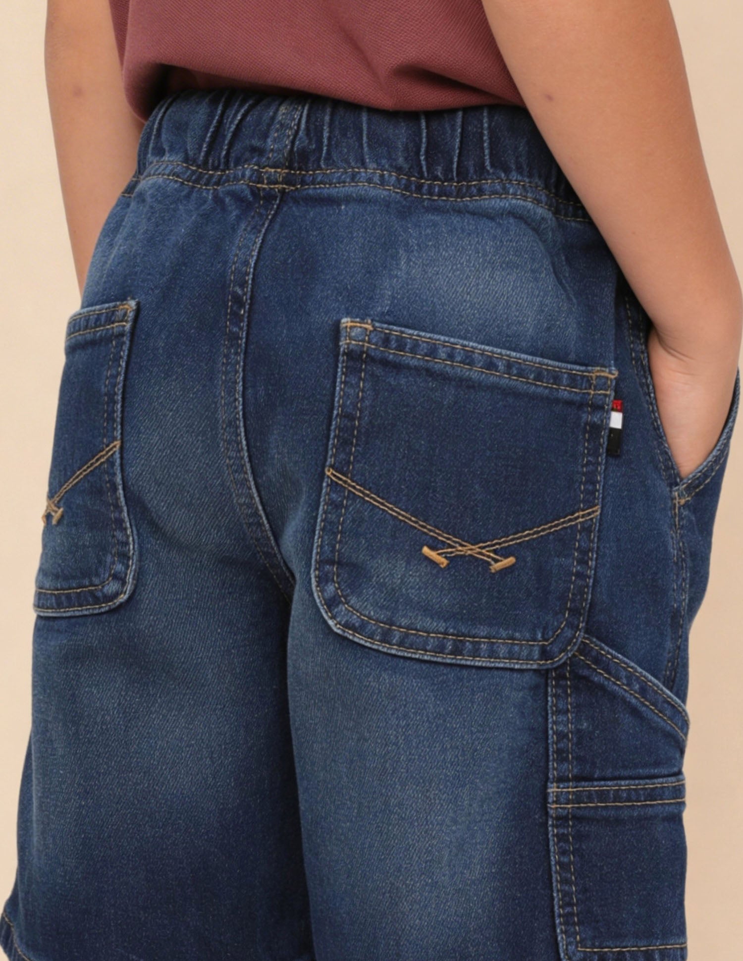 Mid Rise Whiskered Jeans Blue - U.S. Polo Assn. India | Large