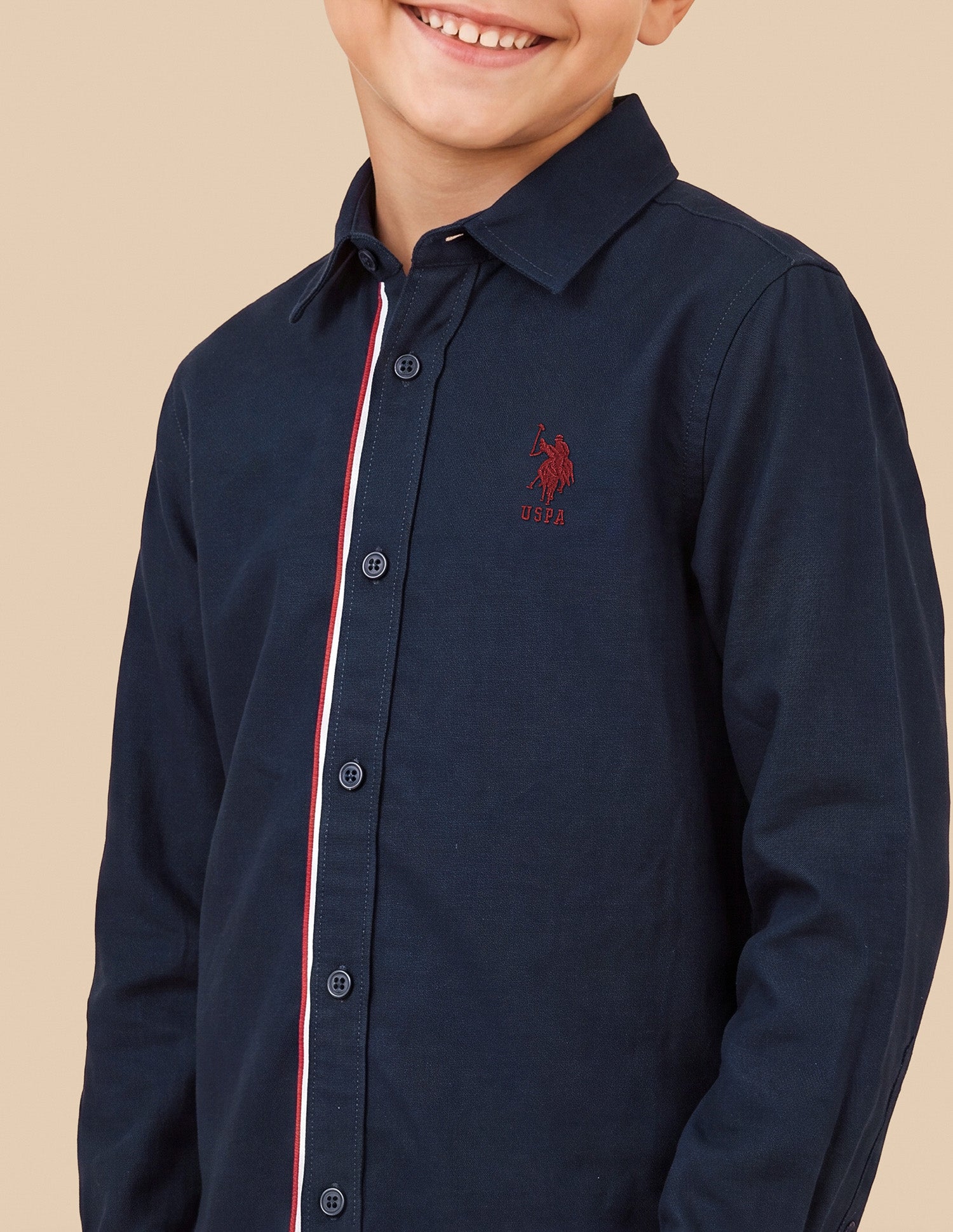 Oxford Regular Fit Shirt Navy - U.S. Polo Assn. India | Large