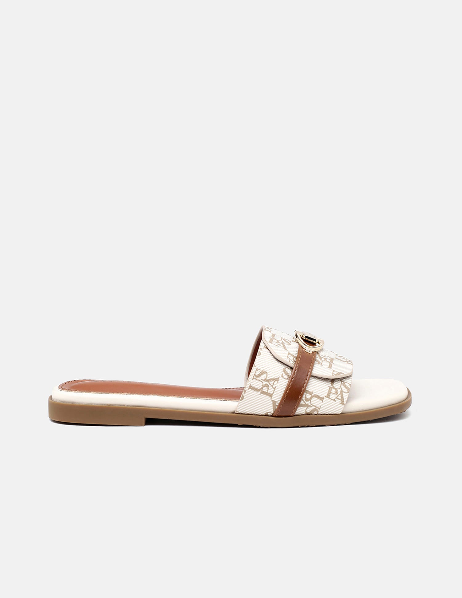 Monogram Leandre Sandals Off White - U.S. Polo Assn. India | Large
