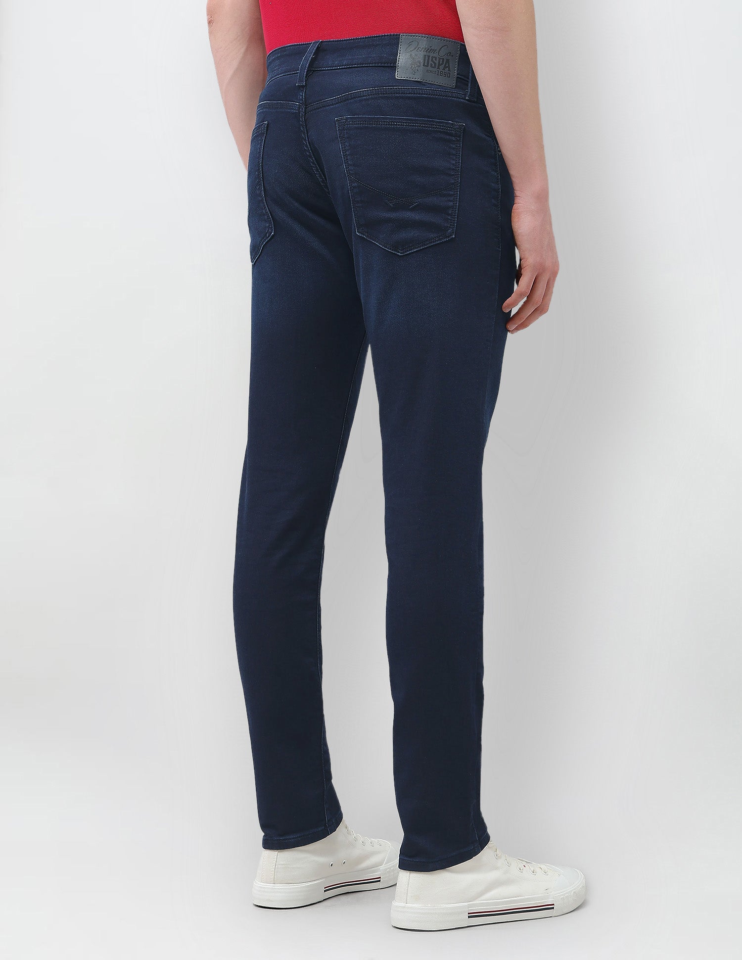 Brandon Slim-Tapered Fit Blue Jeans Dark Blue - U.S. Polo Assn. India | Large