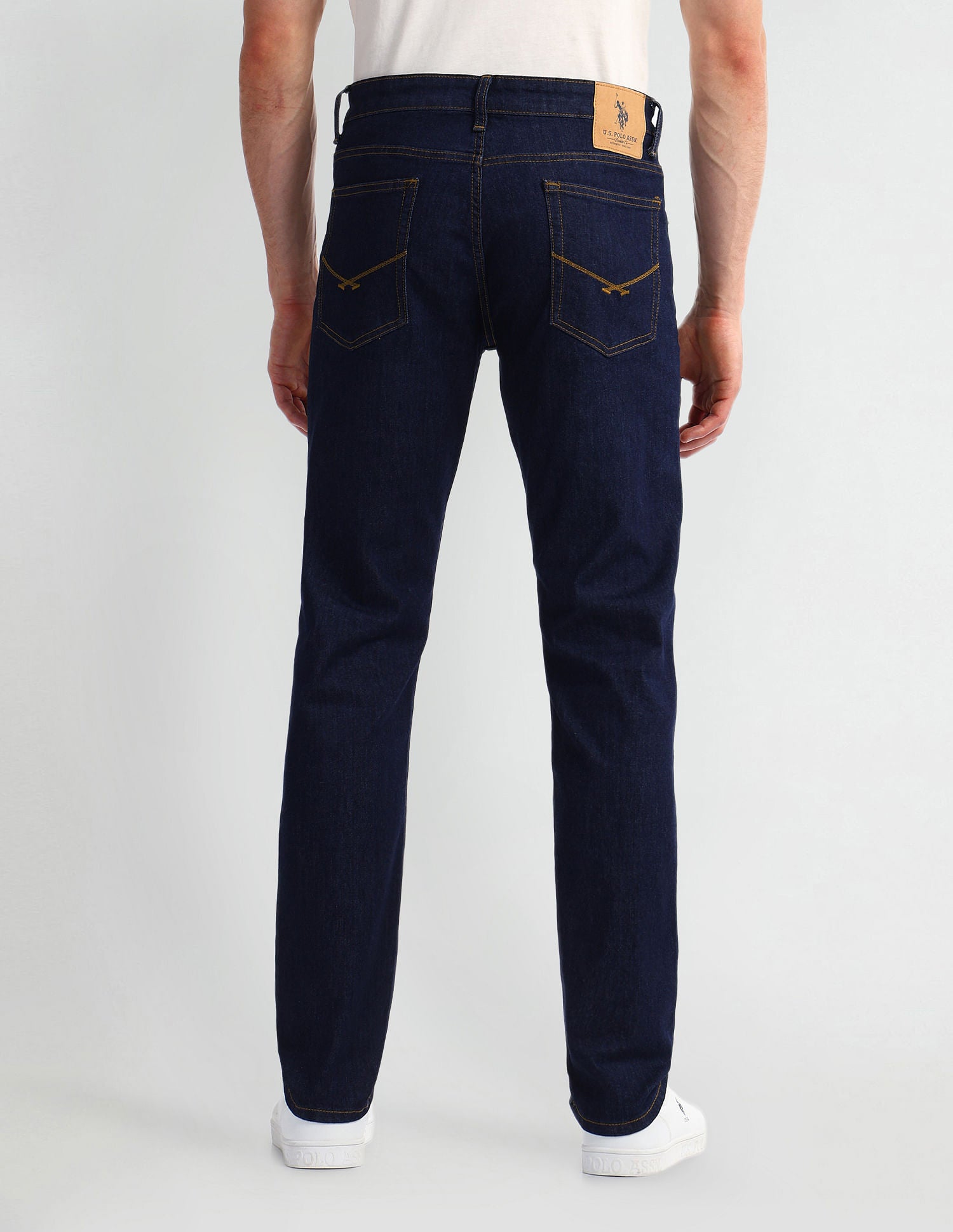 Regallo Skinny Fit Blue Jeans Navy - U.S. Polo Assn. India | Large