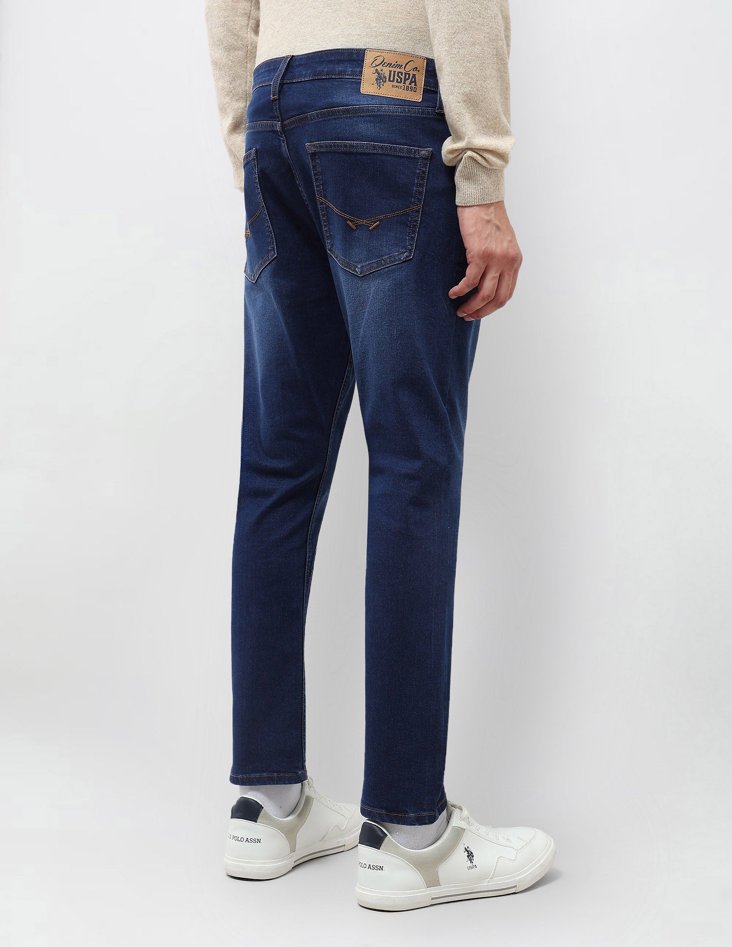 Henry Tapered Fit Blue Jeans Indigo - U.S. POLO ASSN. | Large