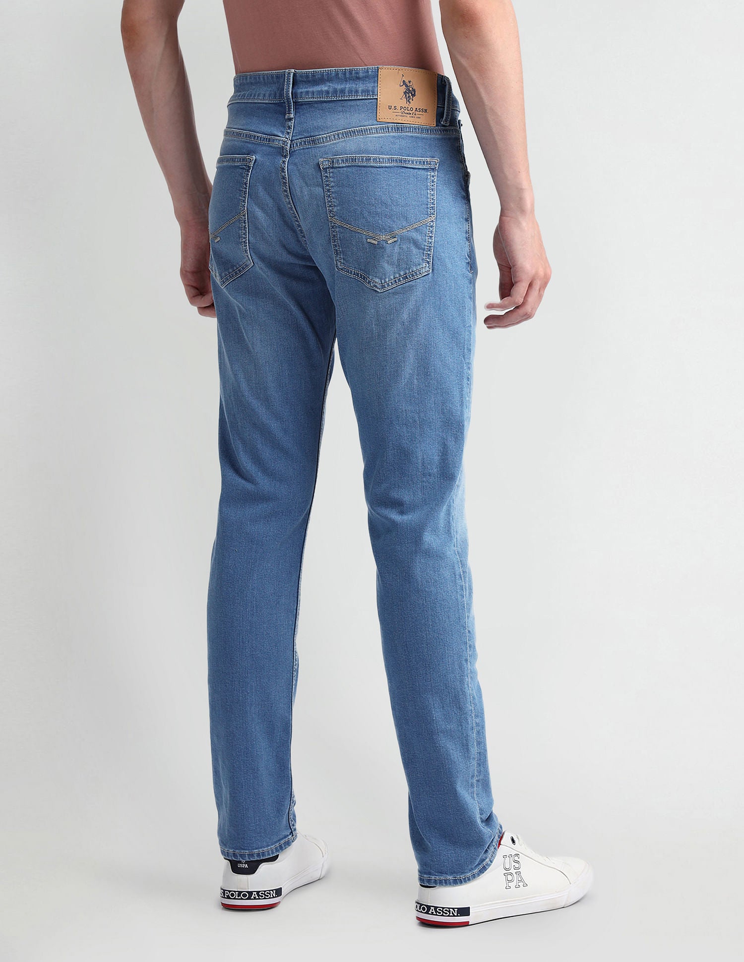 Brandon Slim Fit Blue Jeans Blue - U.S. Polo Assn. India | Large