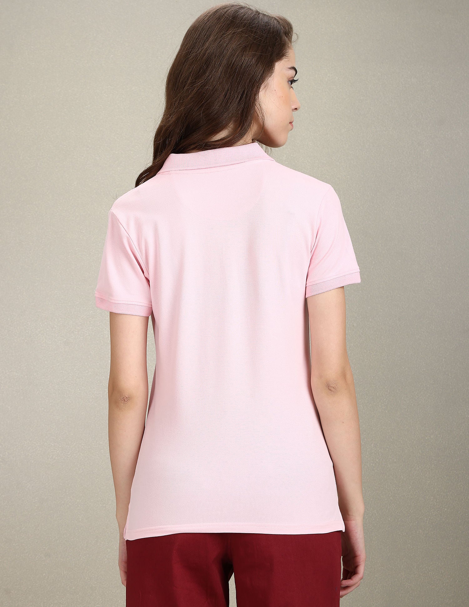 Solid Slim Polo Shirt Light Pink - U.S. POLO ASSN. | Large