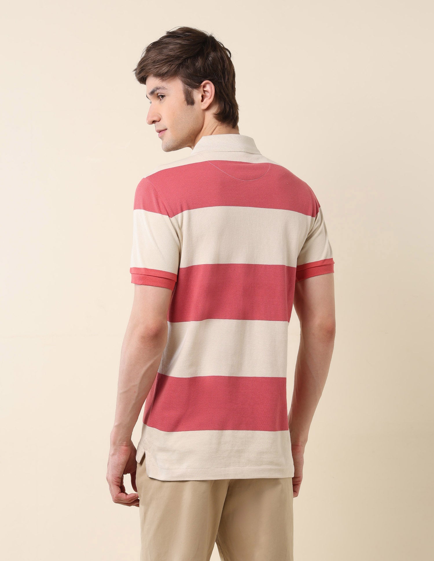 Horizontal Striped Classic Polo Shirt Red - U.S. POLO ASSN. | Large