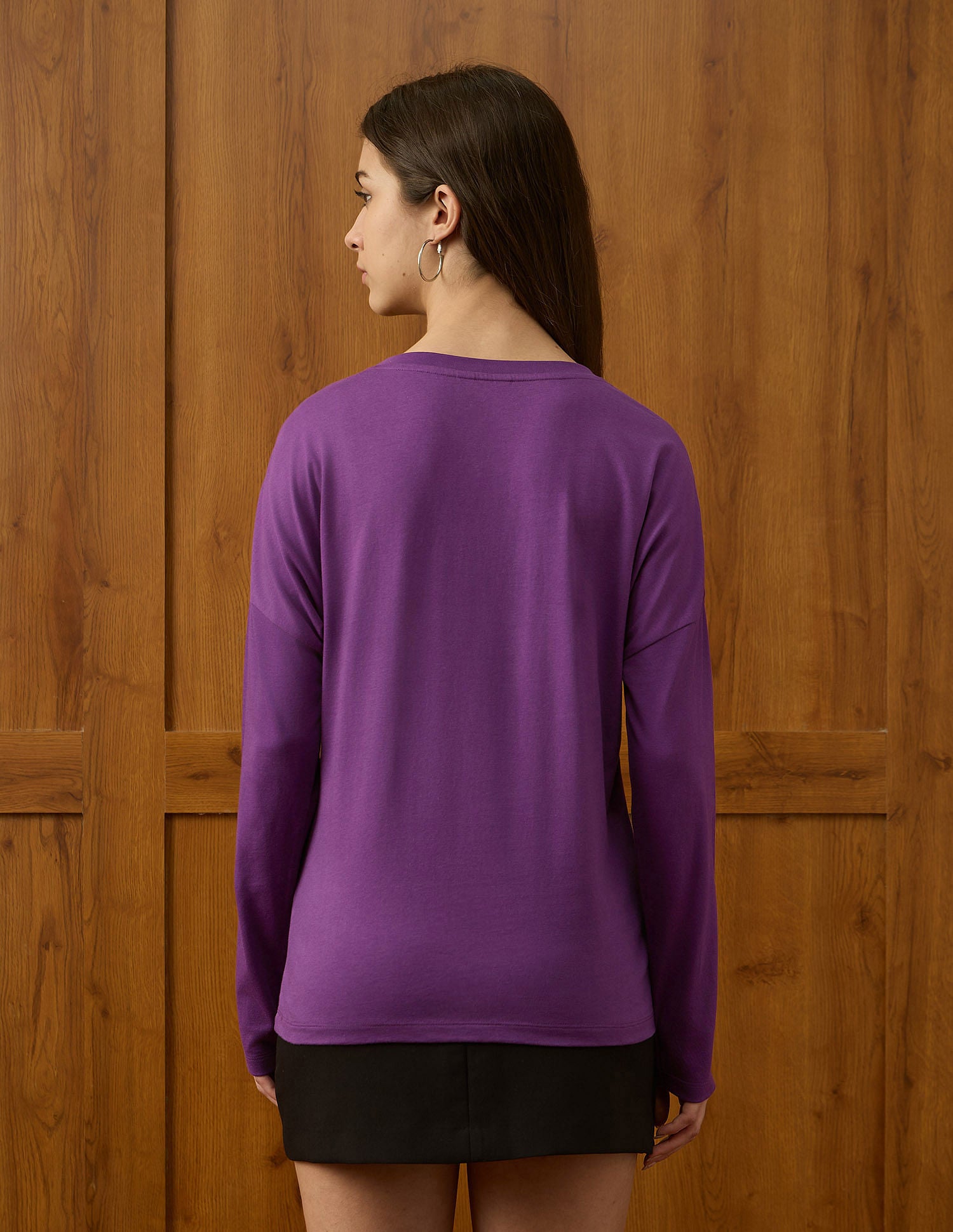 Brand Printed Relaxed Fit T-Shirt Wine - U.S. POLO ASSN. | Large