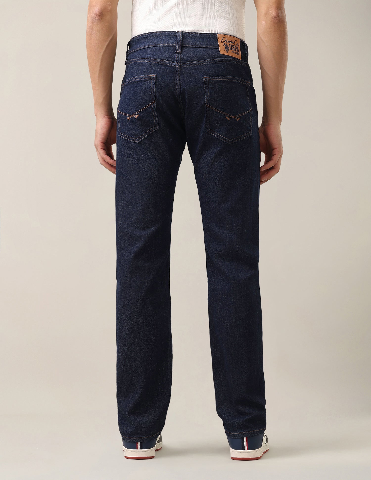 Mason Regular Straight Fit Blue Jeans Rinse Blue - U.S. Polo Assn. India | Large
