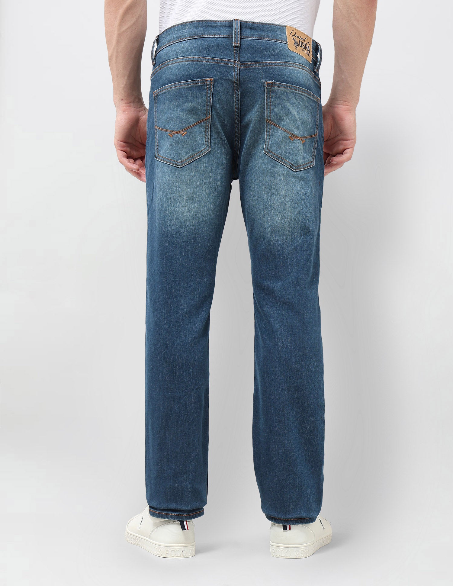 Harold Slim Straight Fit Blue Jeans Indigo - U.S. Polo Assn. India | Large