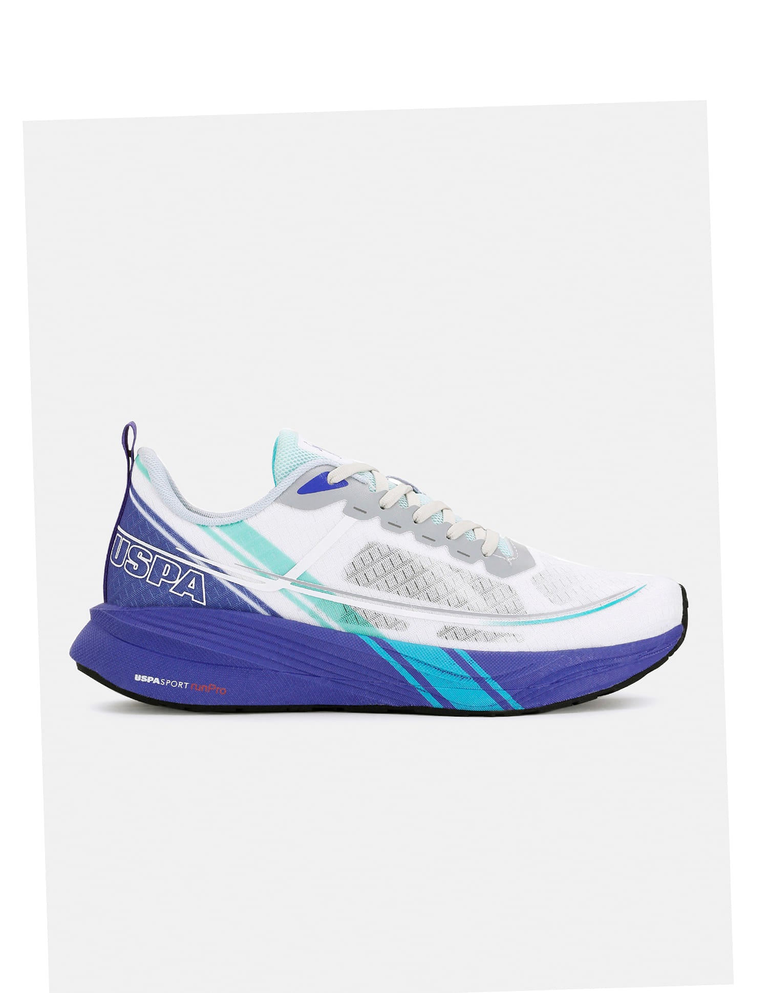 Men Erwin USPA Sport Runpro Running Shoes Blue - U.S. Polo Assn. India | Large