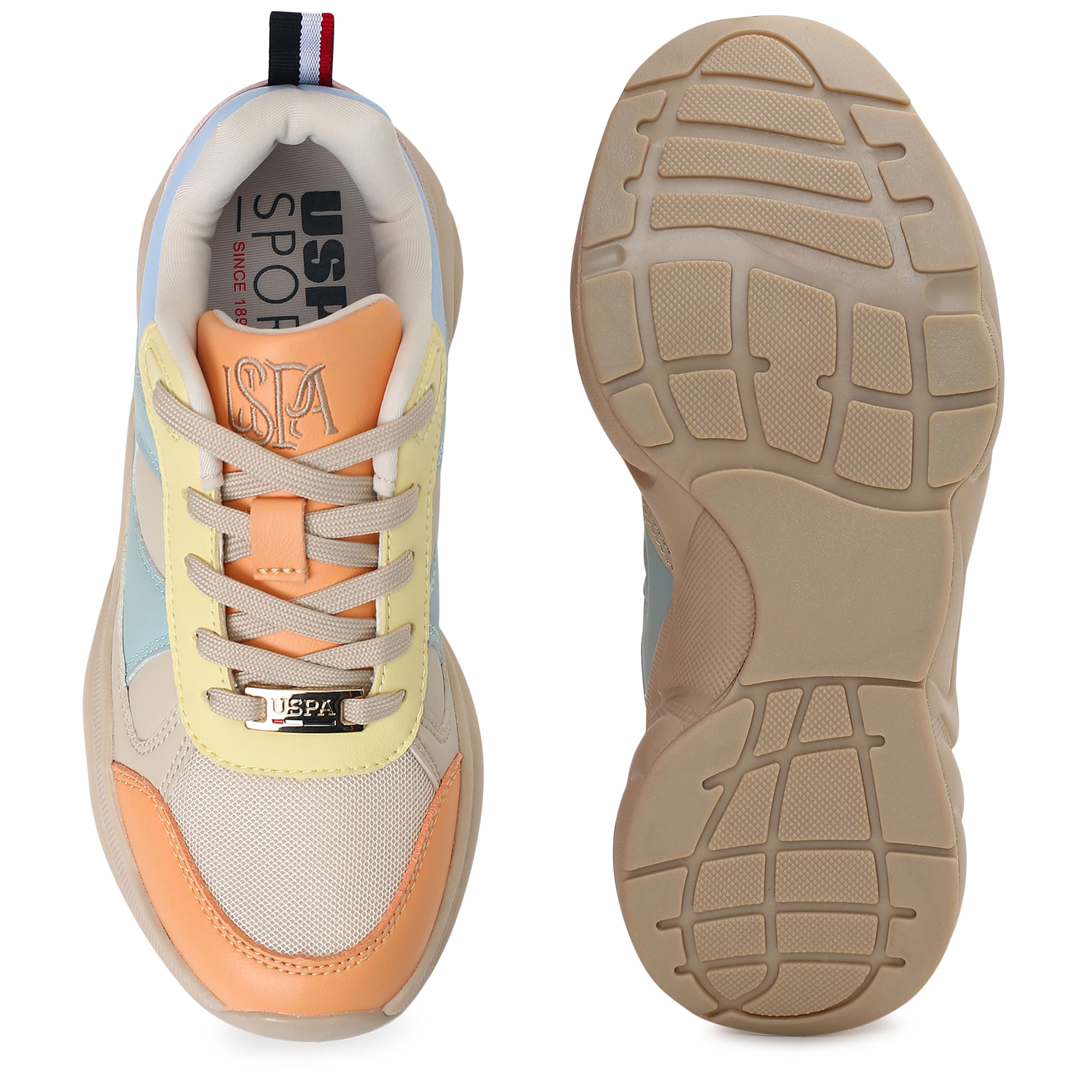 Round Toe Colour Block  Sage 2.0 Sneakers Multi Color - U.S. Polo Assn. India | Large