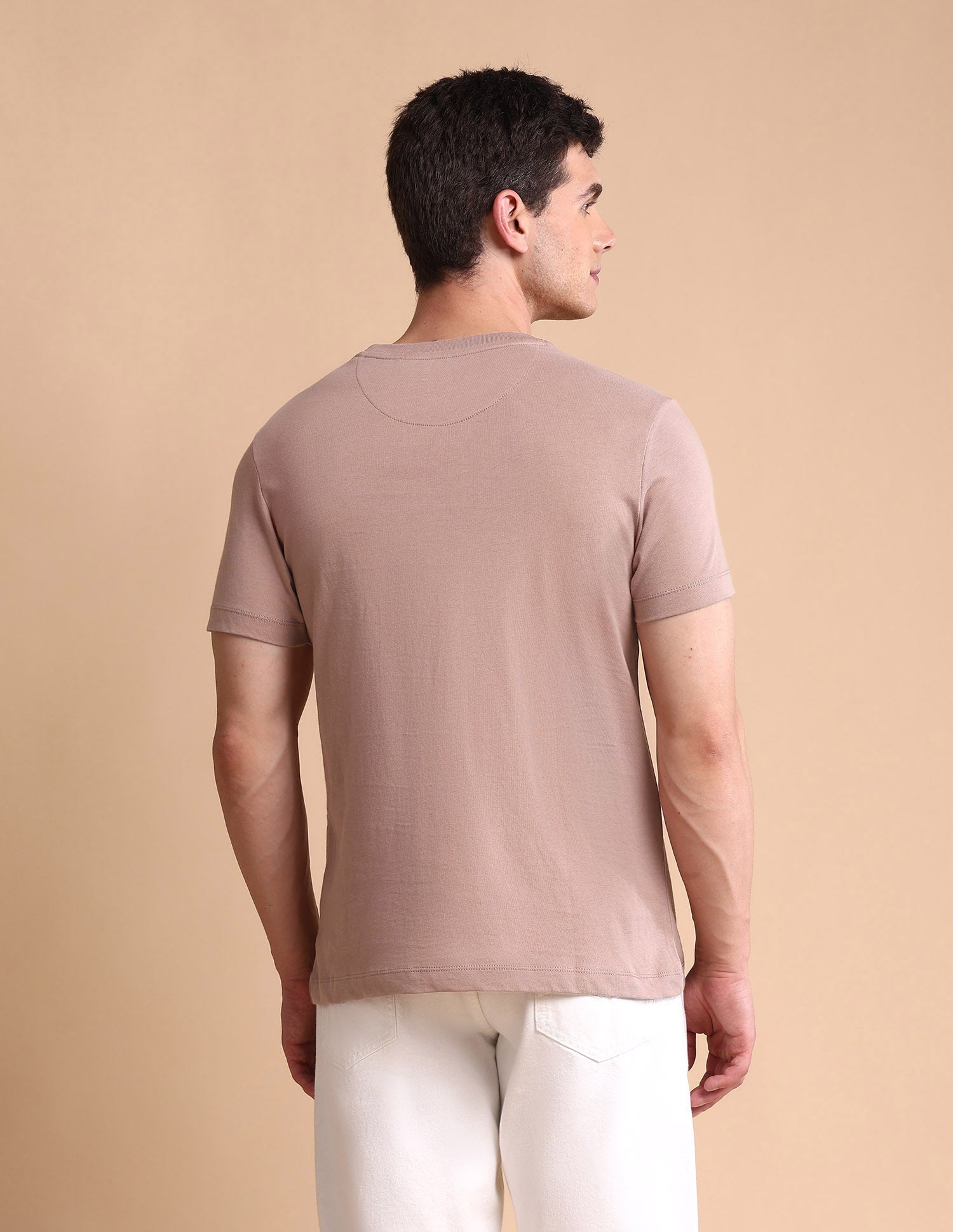 Brand Printed Muscle Fit T-Shirt Pink - U.S. POLO ASSN. | Large