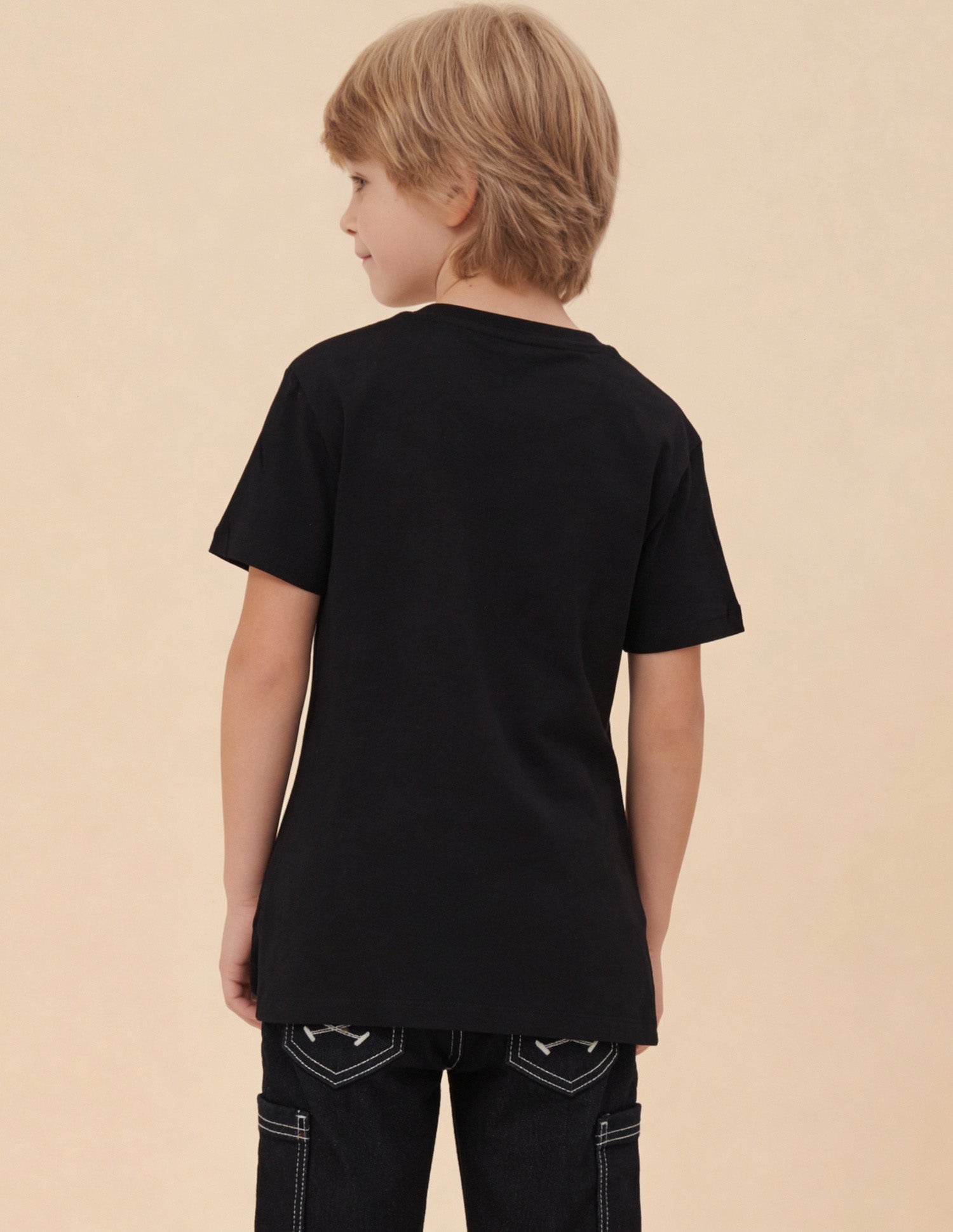 Solid Oversized Fit T-Shirt Black - U.S. Polo Assn. India | Large