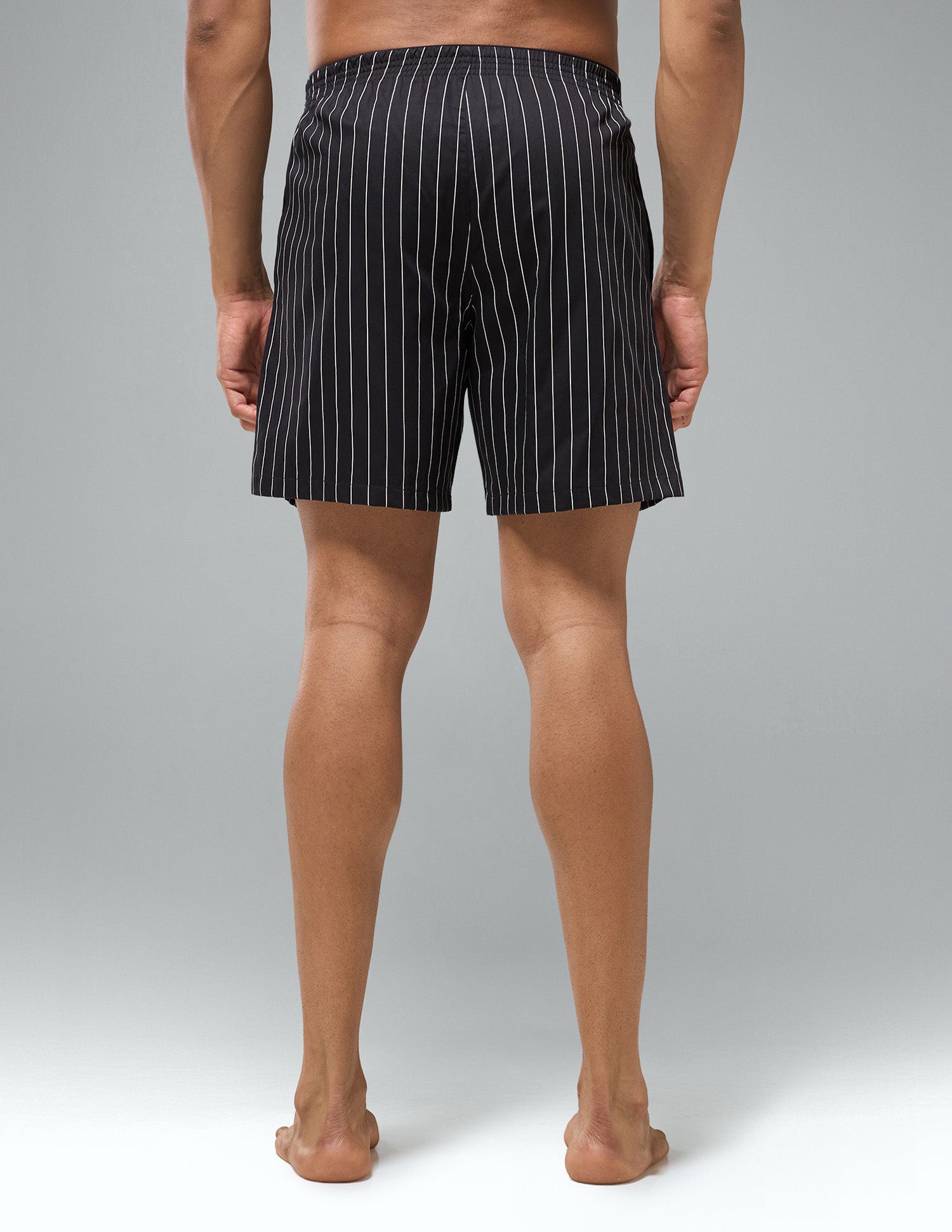 Printed Mid Rise OEX22 Boxer Shorts Black - U.S. Polo Assn. India | Large