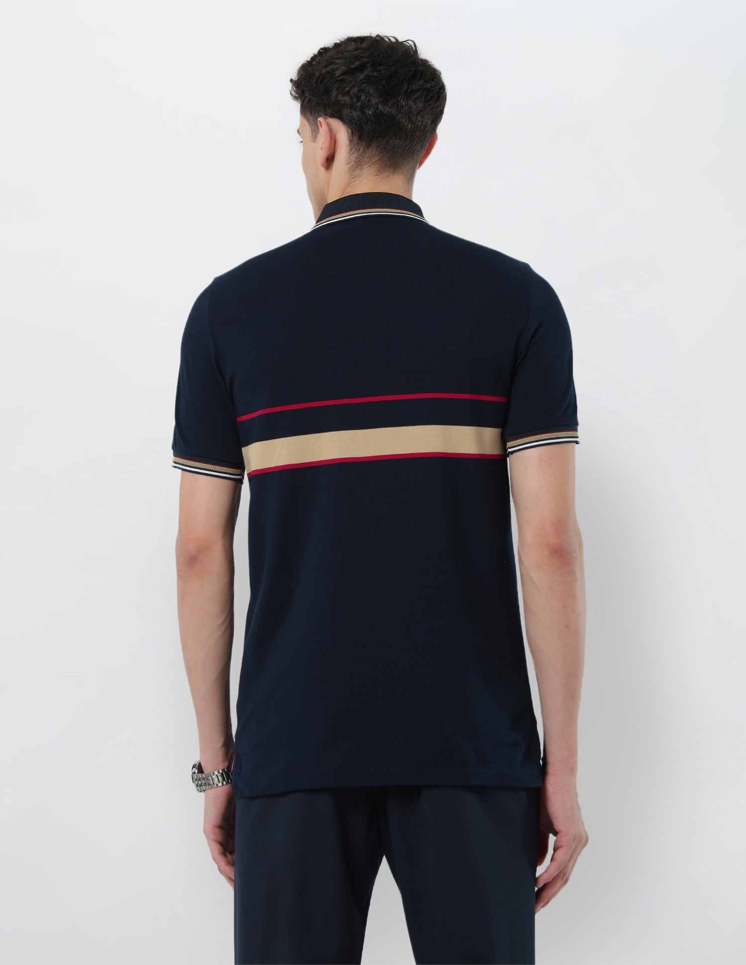 Brand Embroidered Slim Fit Polo Shirt Navy - U.S. POLO ASSN. | Large