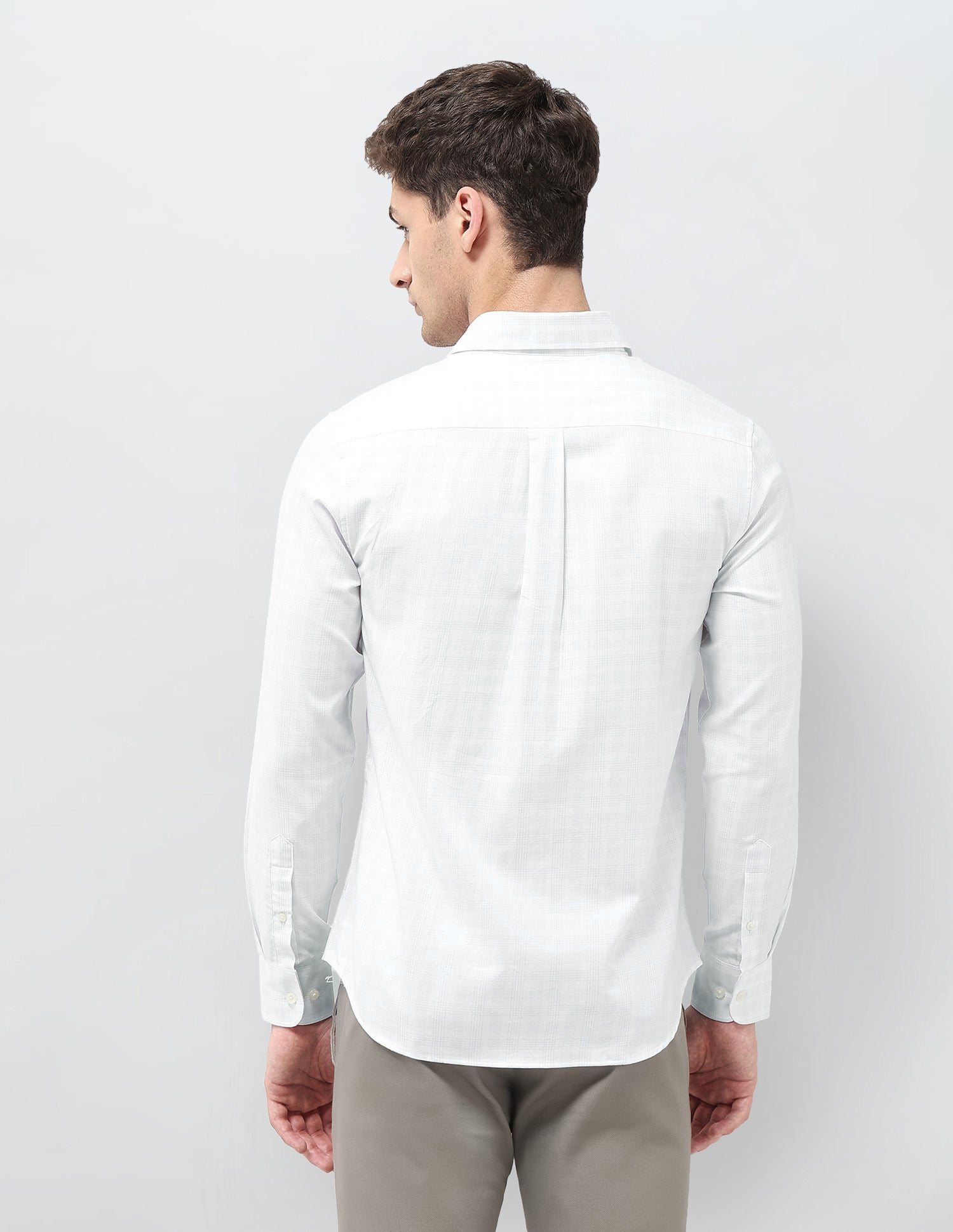 Twill Tailored Fit Shirt Ivory - U.S. POLO ASSN. | Large