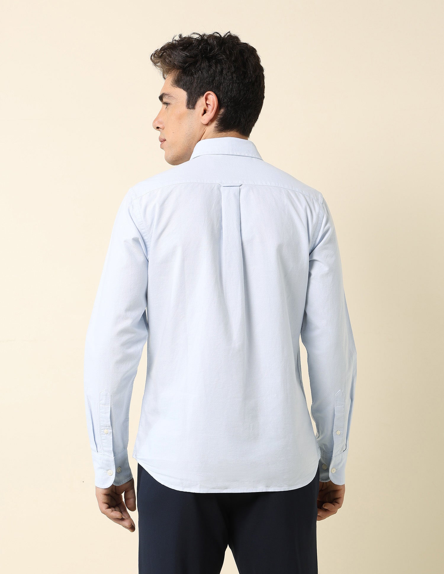 Pure Cotton Vertical Striped Shirt Light Blue - U.S. POLO ASSN. | Large