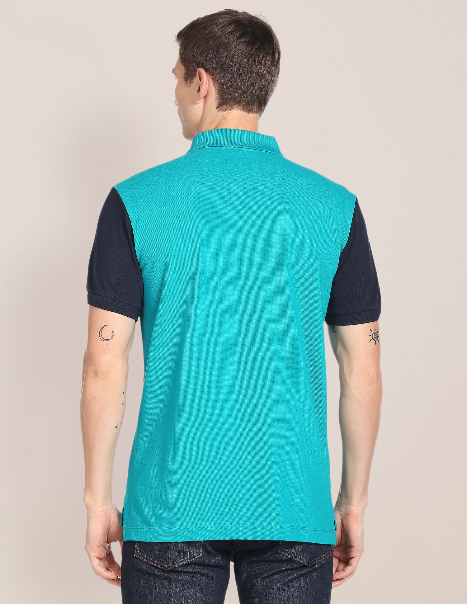 Brand Embroidered Cotton Polo Shirt Green - U.S. POLO ASSN. | Large