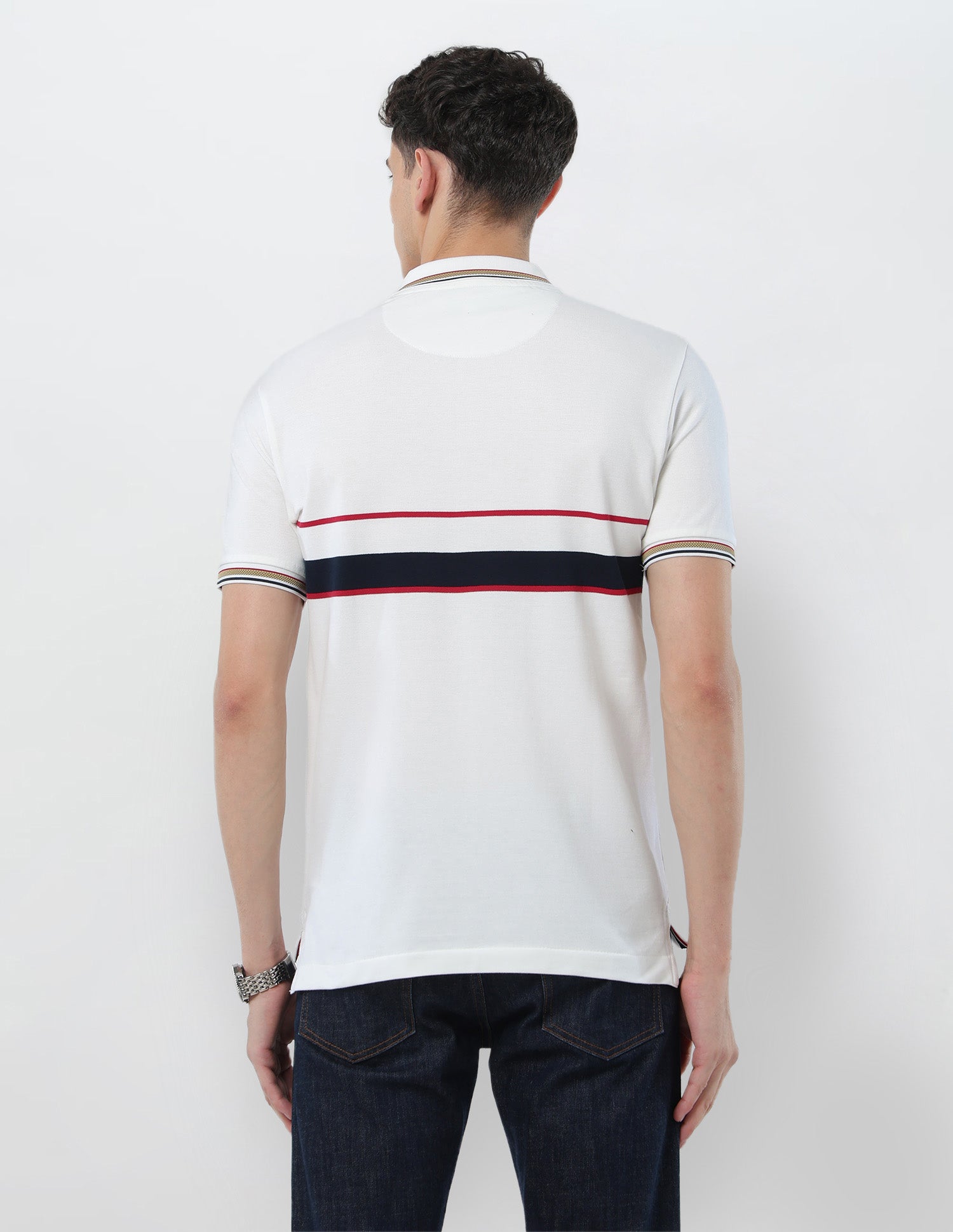 Brand Embroidered Slim Fit Polo Shirt White - U.S. POLO ASSN. | Large