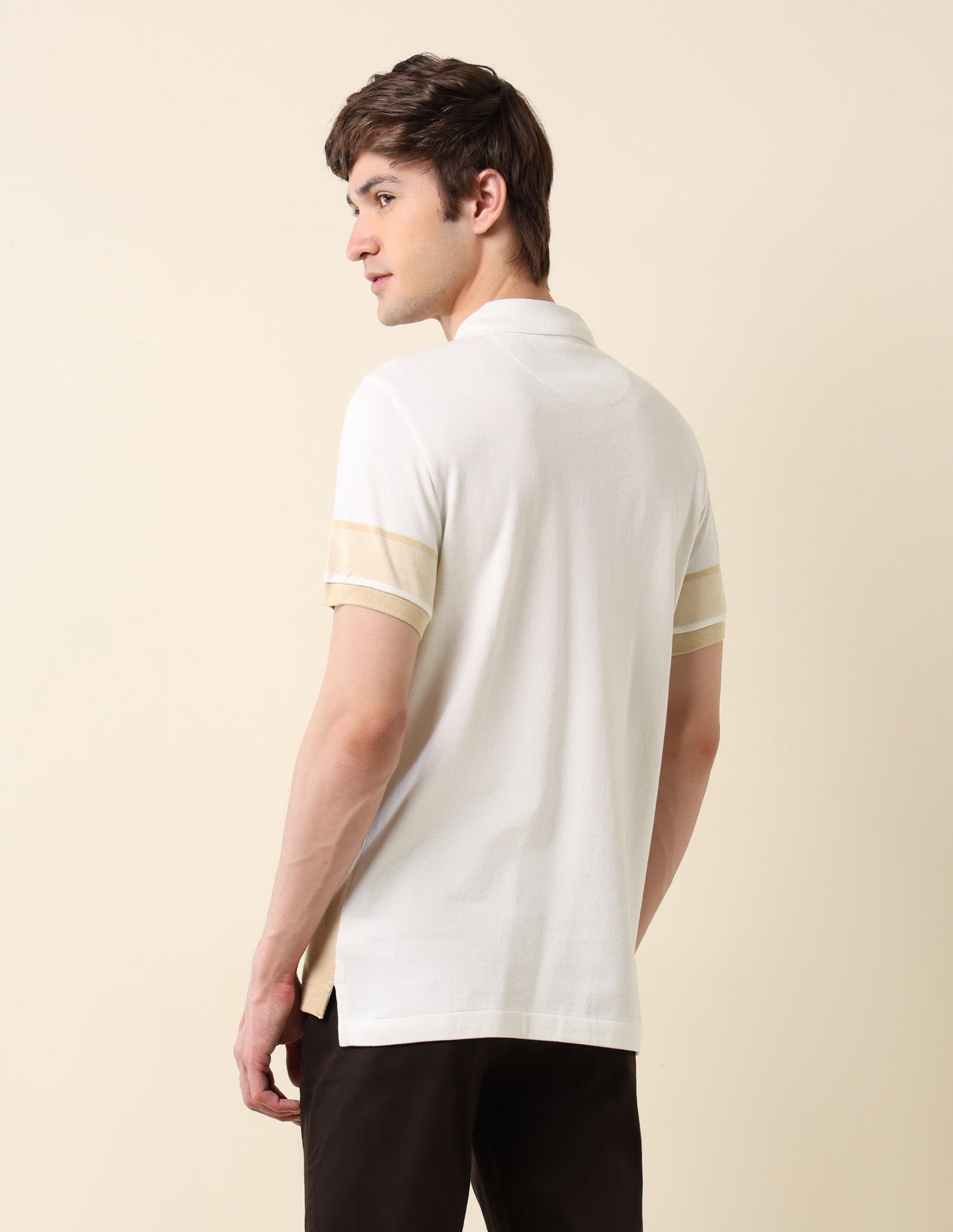 Colourblocked Classic Polo Shirt Off White - U.S. POLO ASSN. | Large