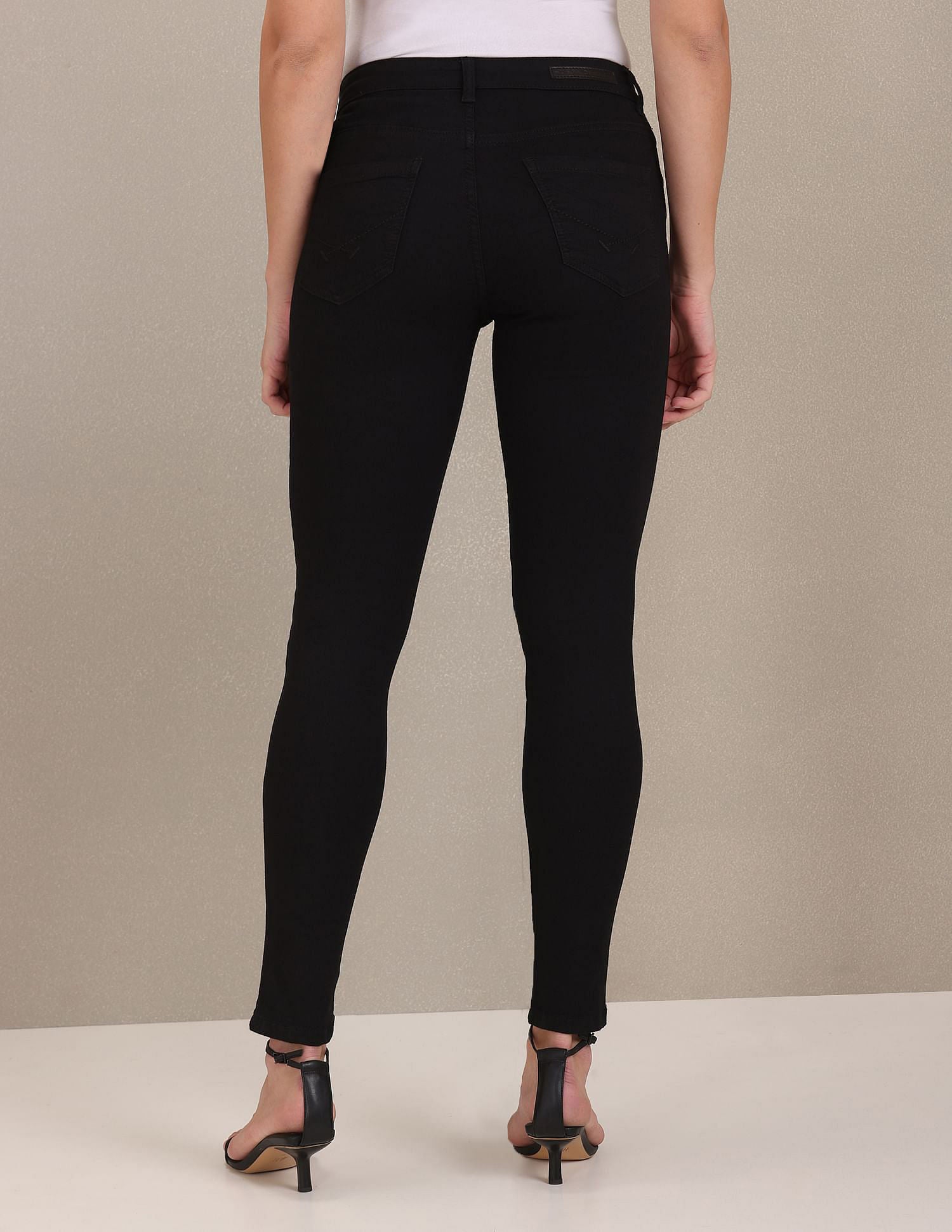 Super Skinny Fit Clean Look Jeans Black - U.S. POLO ASSN. | Large