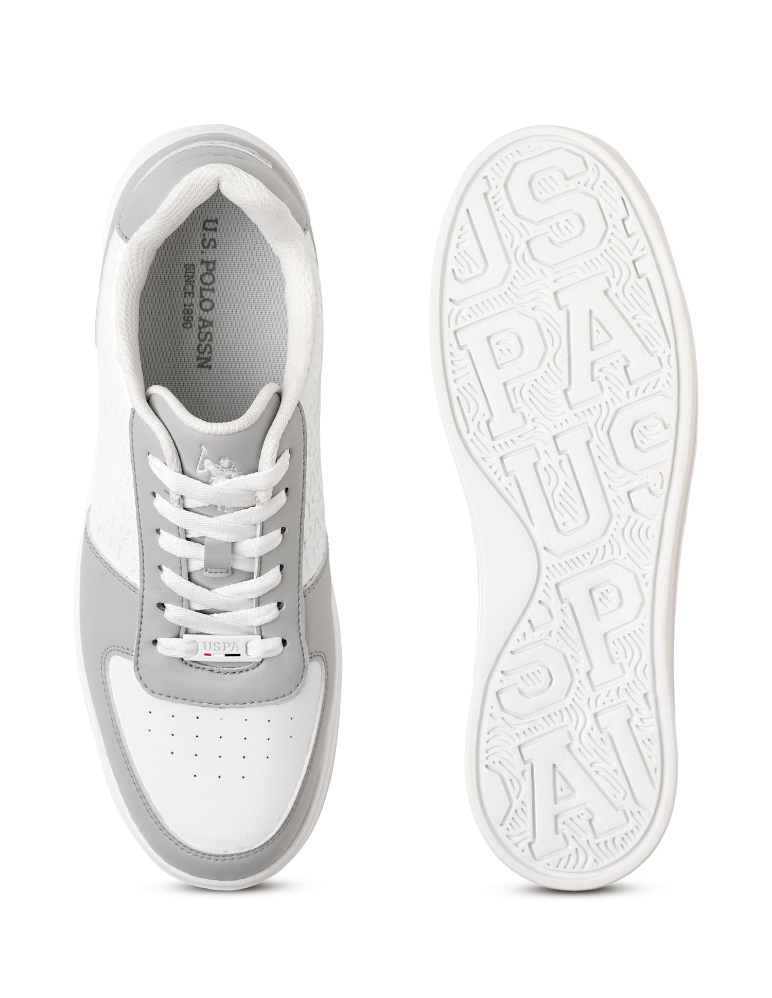 Men Jamen Colourblocked Sneaker Grey - U.S. POLO ASSN. | Large