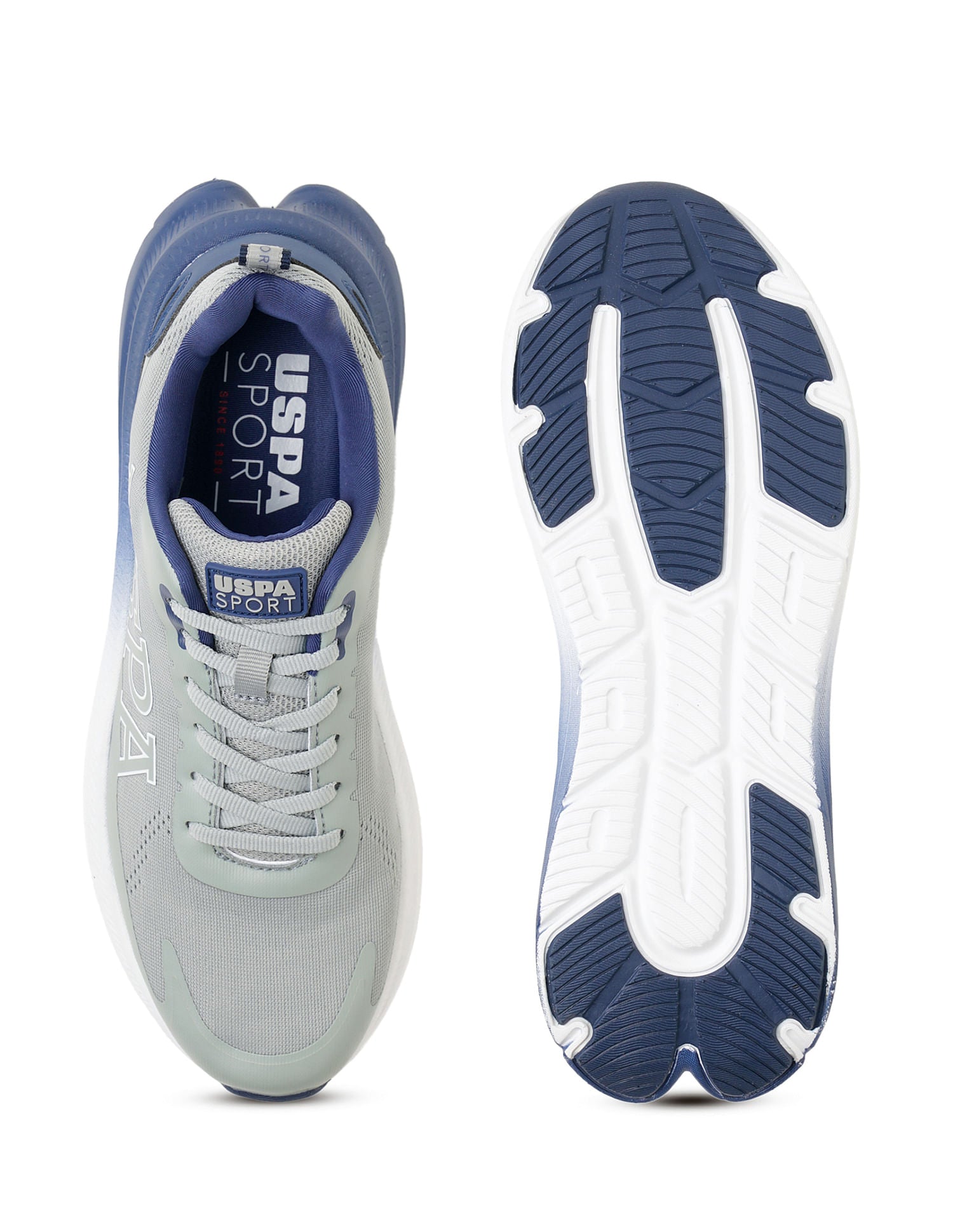 Men Cayman Grey Uspa Sport  Sneakers Grey - U.S. Polo Assn. India | Large