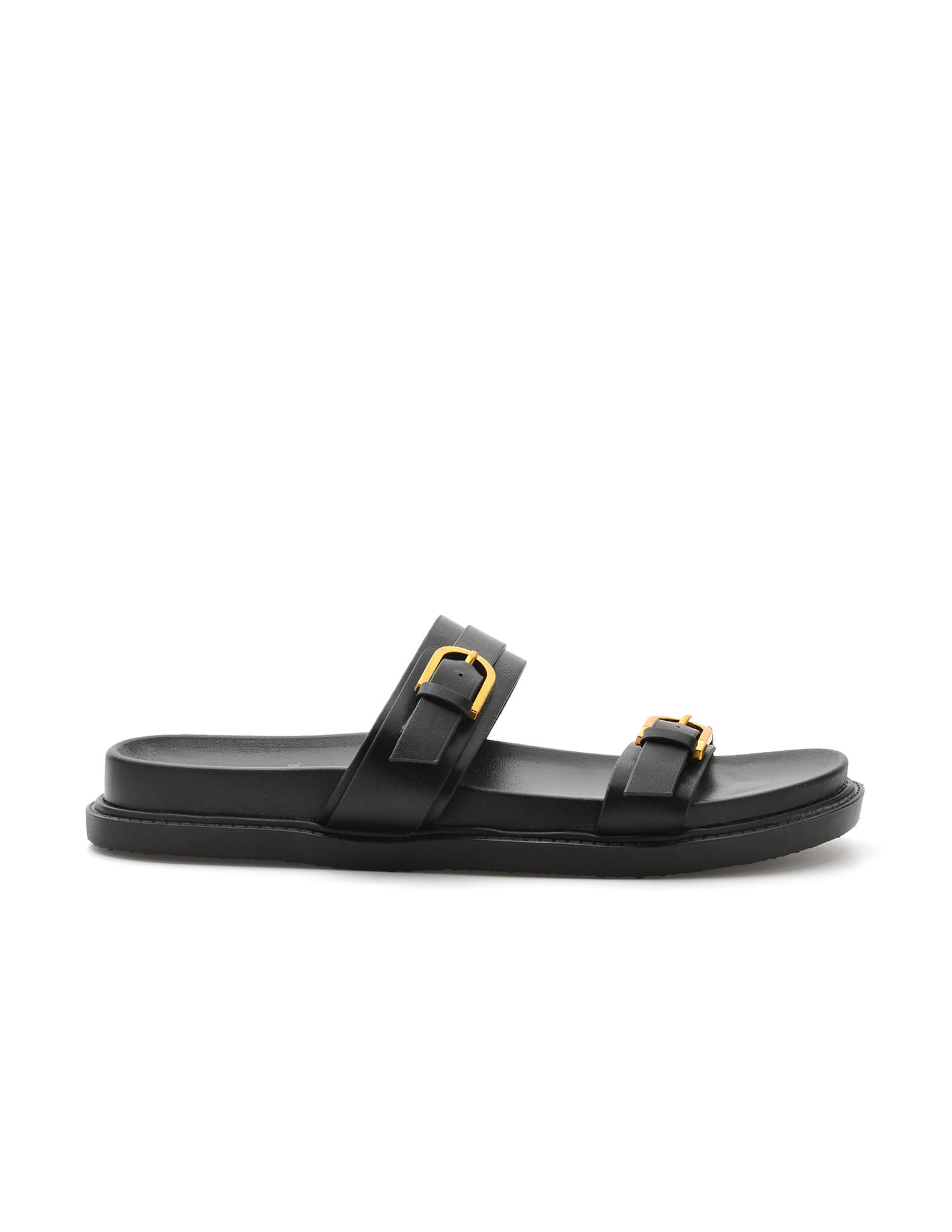Textured Vincenza Slippers Black - U.S. Polo Assn. India | Large