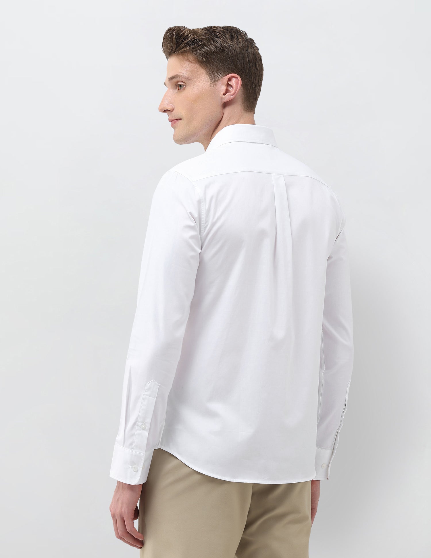 Dobby Textured Shirt White - U.S. Polo Assn. India | Large