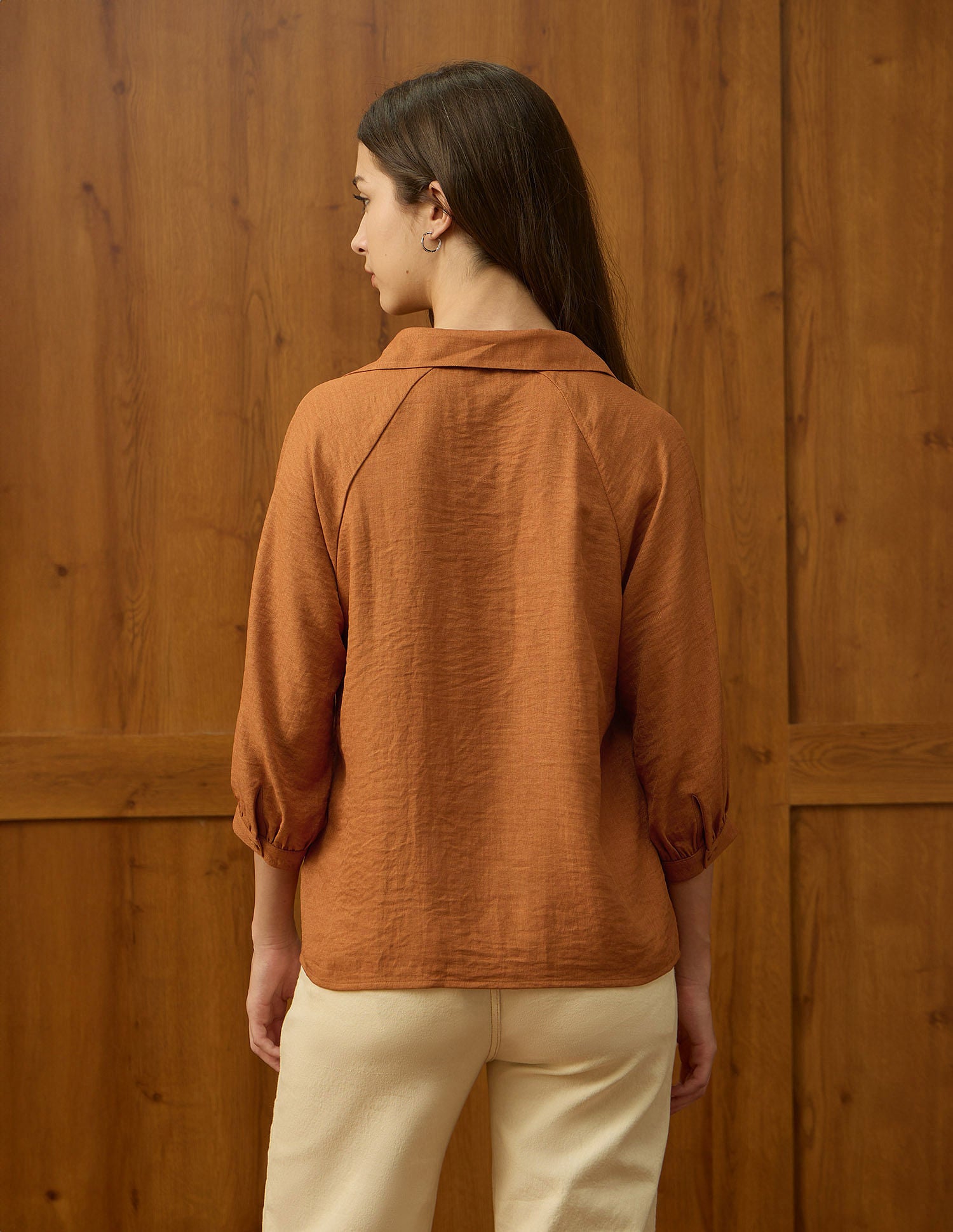 Regular Fit Solid Shirt Rust - U.S. POLO ASSN. | Large