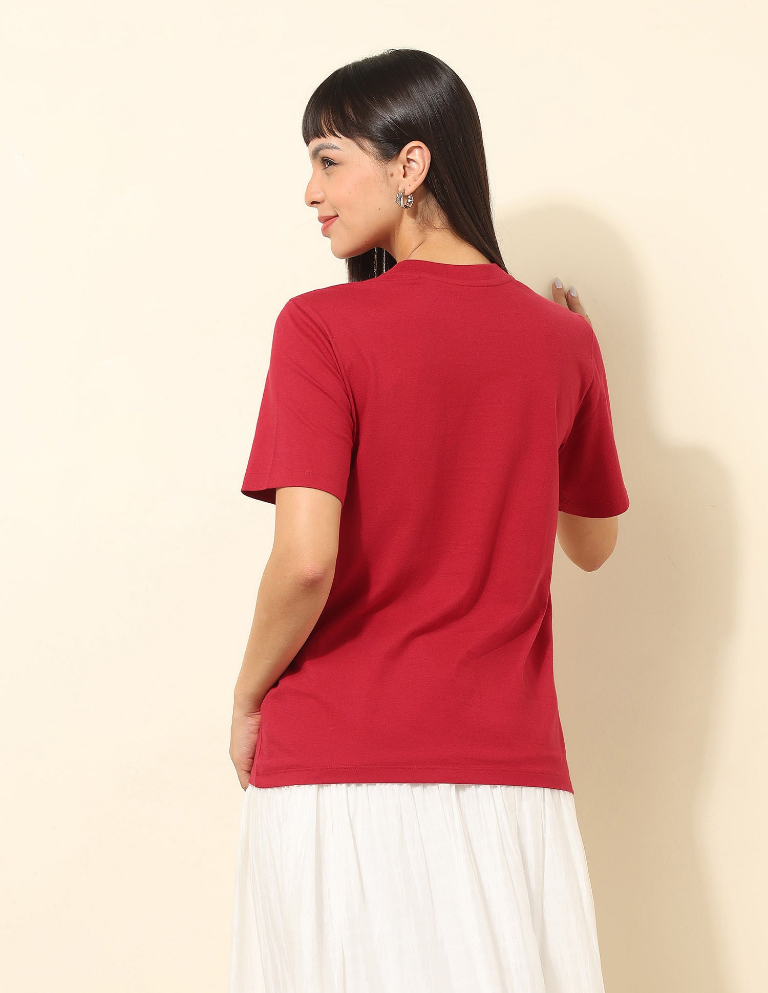 Boxy Fit Brand Printed T-Shirt Red - U.S. POLO ASSN. | Large