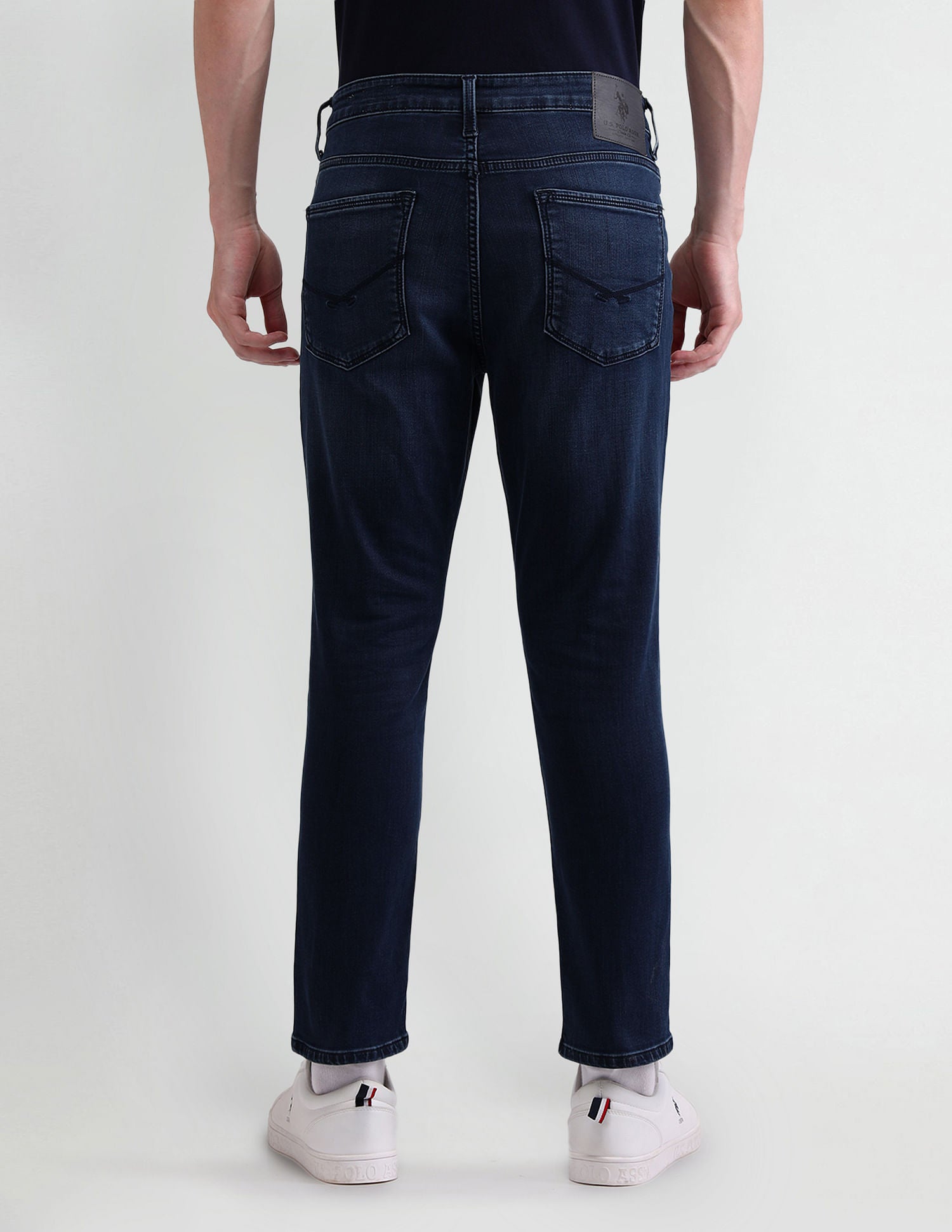 Henry Tapered Cropped Blue Jeans Blue - U.S. Polo Assn. India | Large
