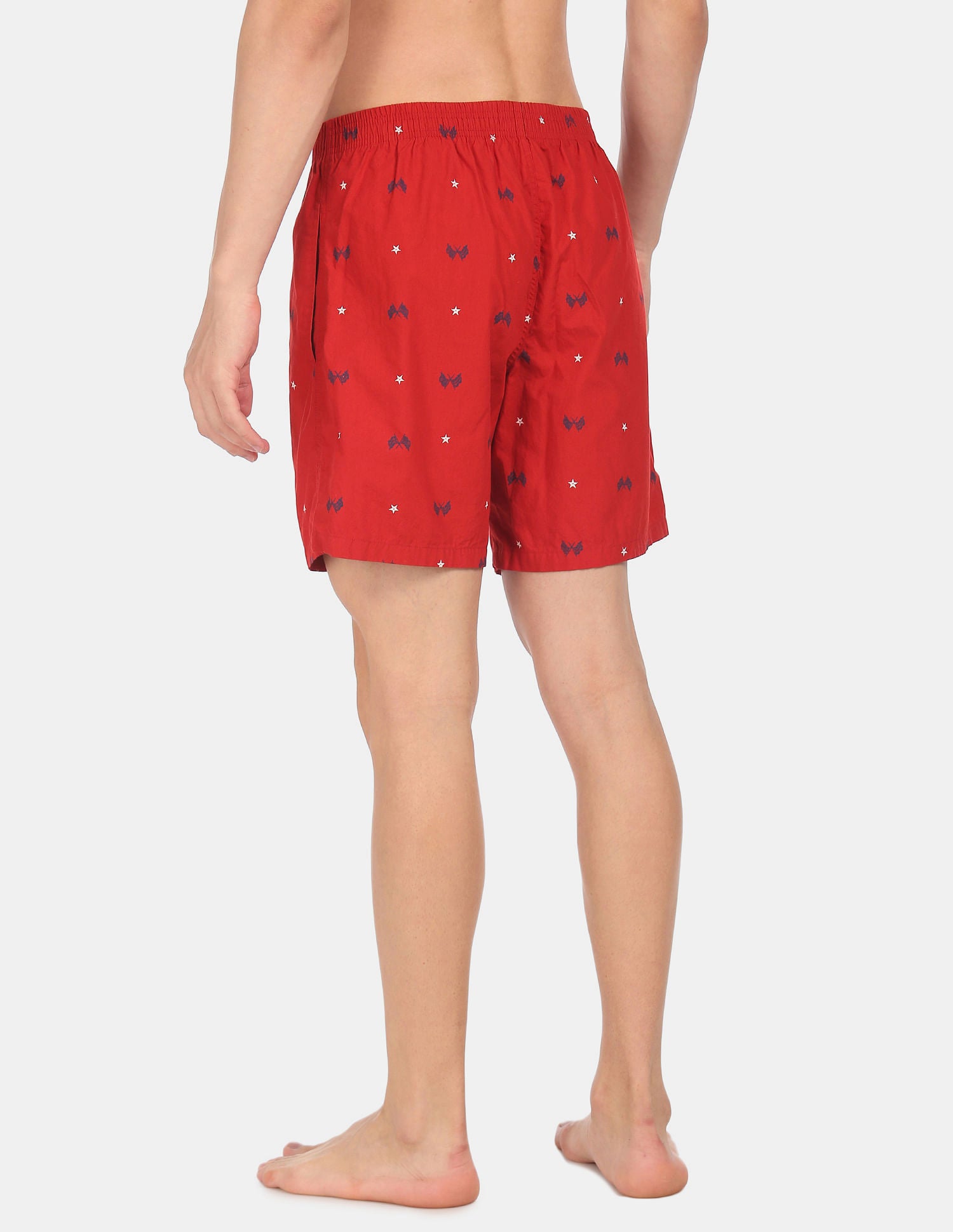 Comfort Fit Print Cotton I663 Boxers - Pack Of 1 Red Flag - U.S. POLO ASSN. | Large