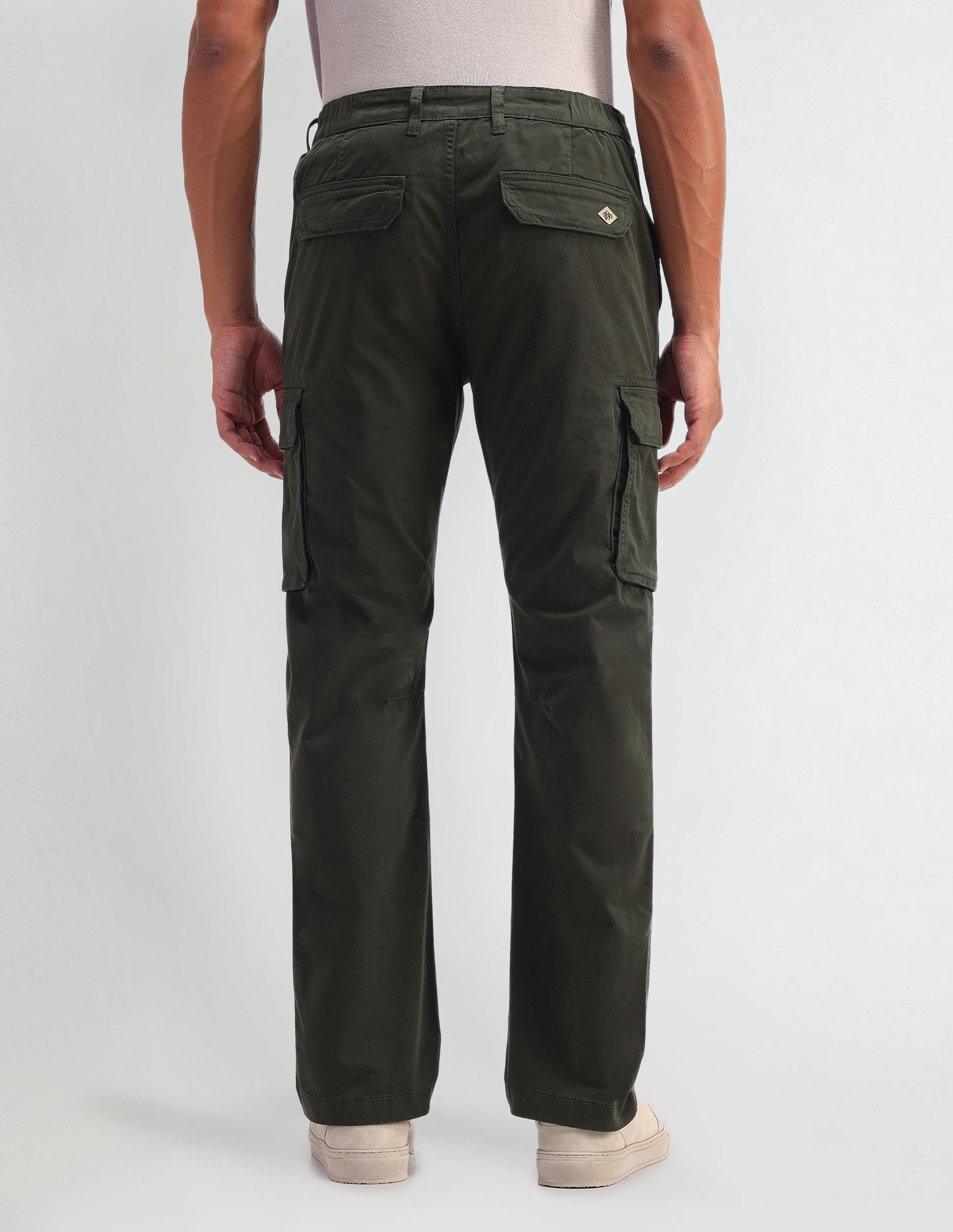 Solid Twill Trousers Green - U.S. POLO ASSN. | Large