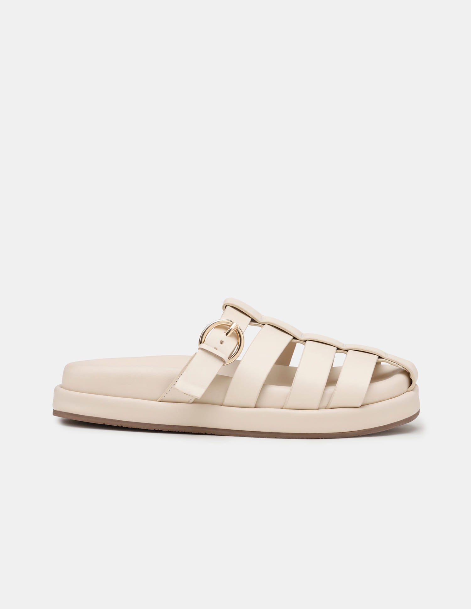Women Minseo Multi Strap Buckle Sandals Beige - U.S. Polo Assn. India | Large