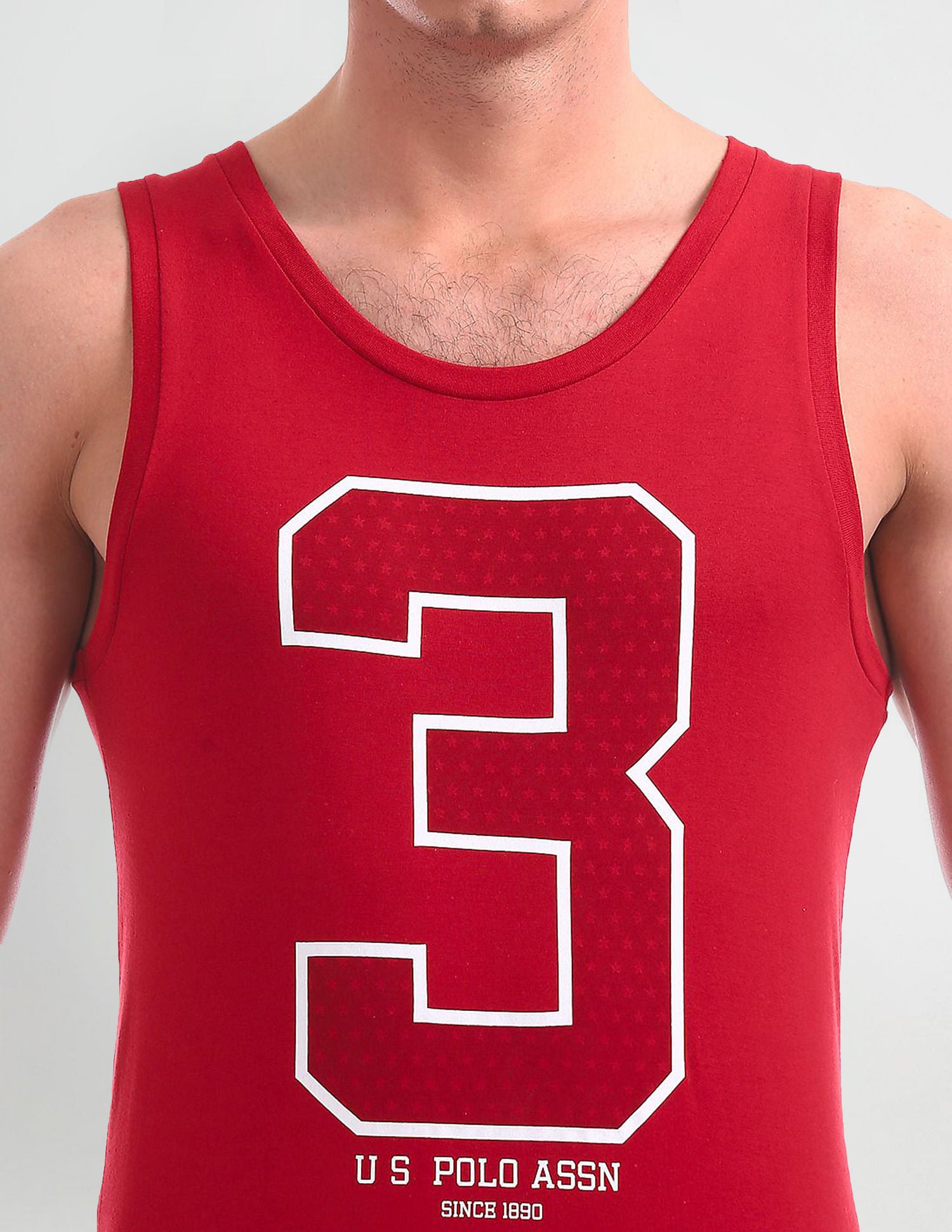 Cotton Comfort Fit I617 Vest - Pack Of 1 Red - U.S. POLO ASSN. | Large