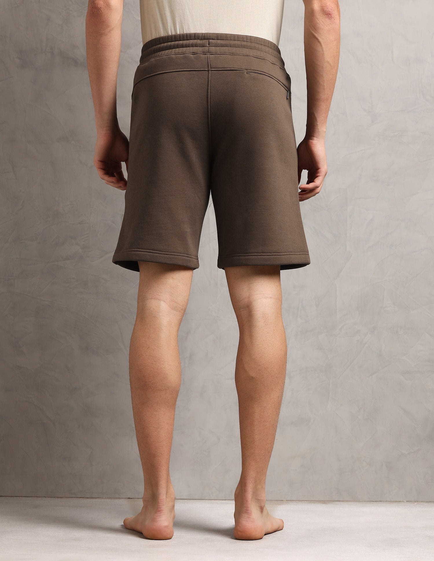 Comfort Fit Cotton Rich OES09-PL Lounge Shorts - Pack Of 1 Brown Tint - U.S. Polo Assn. India | Large